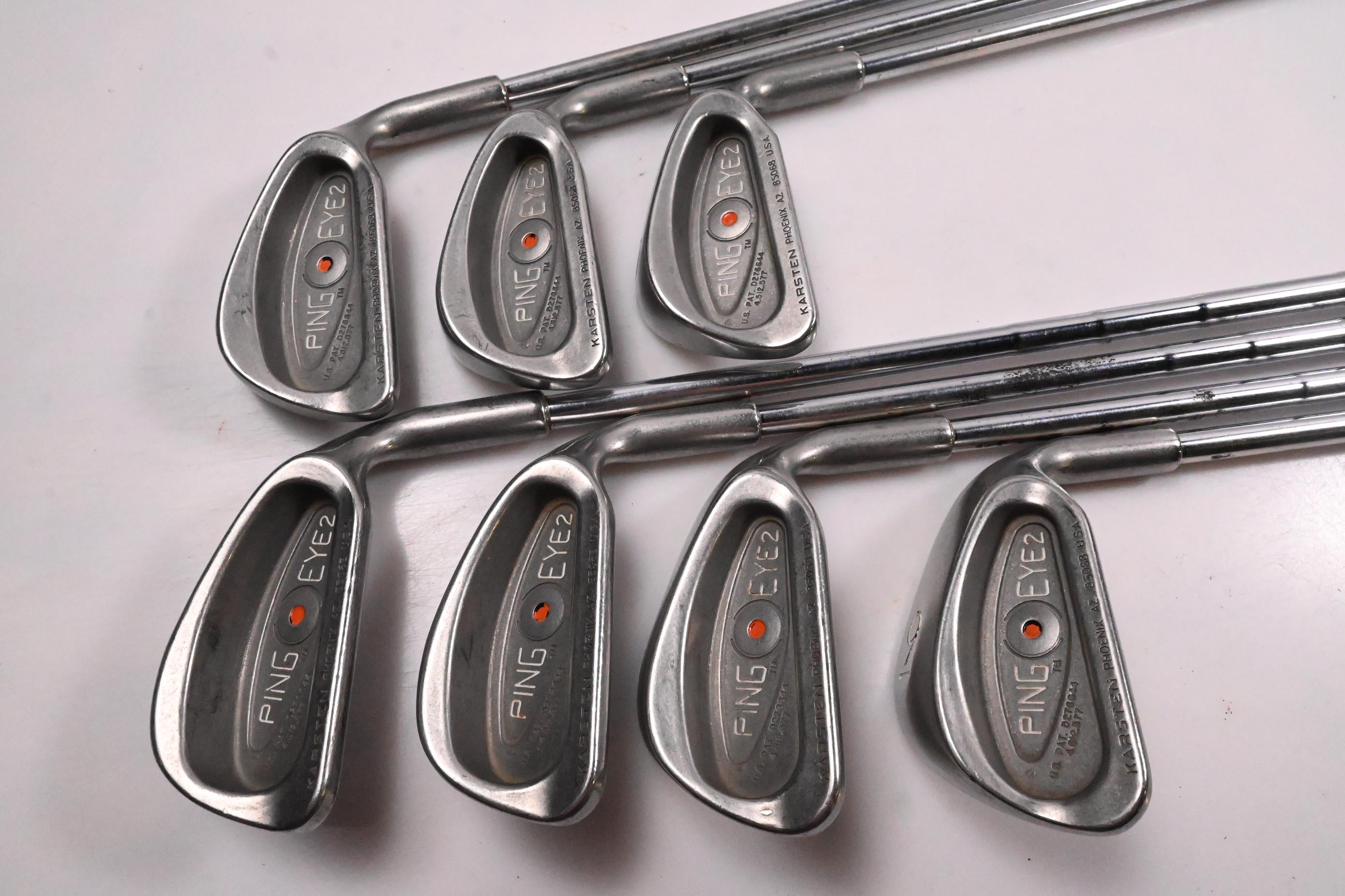 Ping Eye 2 Irons / 3-9i / Orange Dot / Regular Flex Ping Karsten Shafts