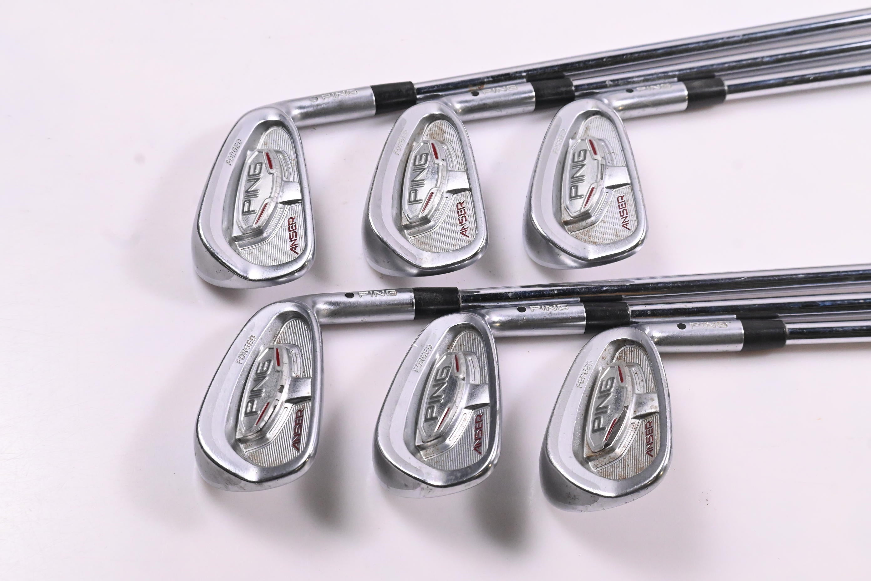Ping Anser Forged 2011 Irons / 5-PW / Black Dot / Regular Flex Ping AWT Shafts