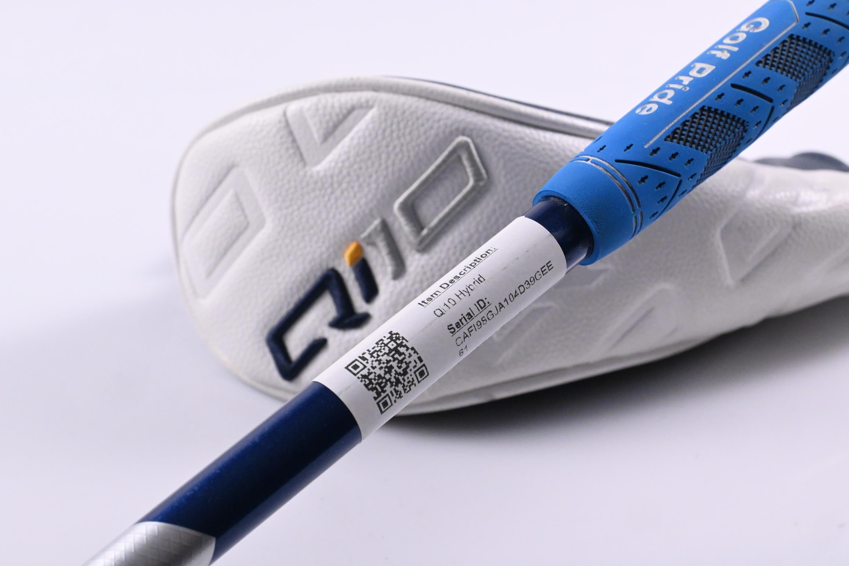 Taylormade Qi10 #3 Hybrid / 19 Degree / Stiff Flex Ventus TR Blue 7 Shaft