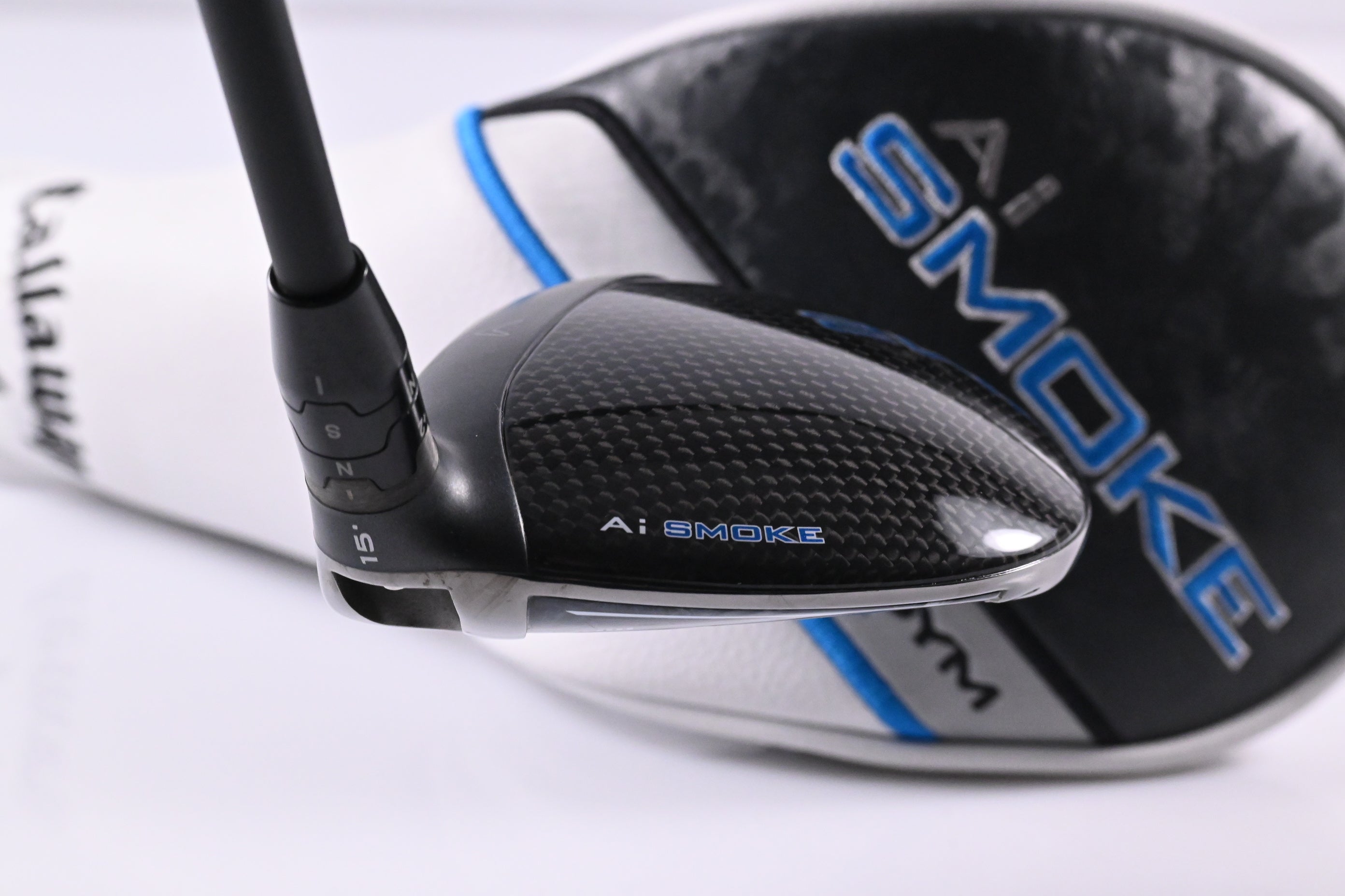 Callaway Paradym Ai Smoke Max #3 Wood / 15 Degree / Stiff Flex Tensei AV Blue 65