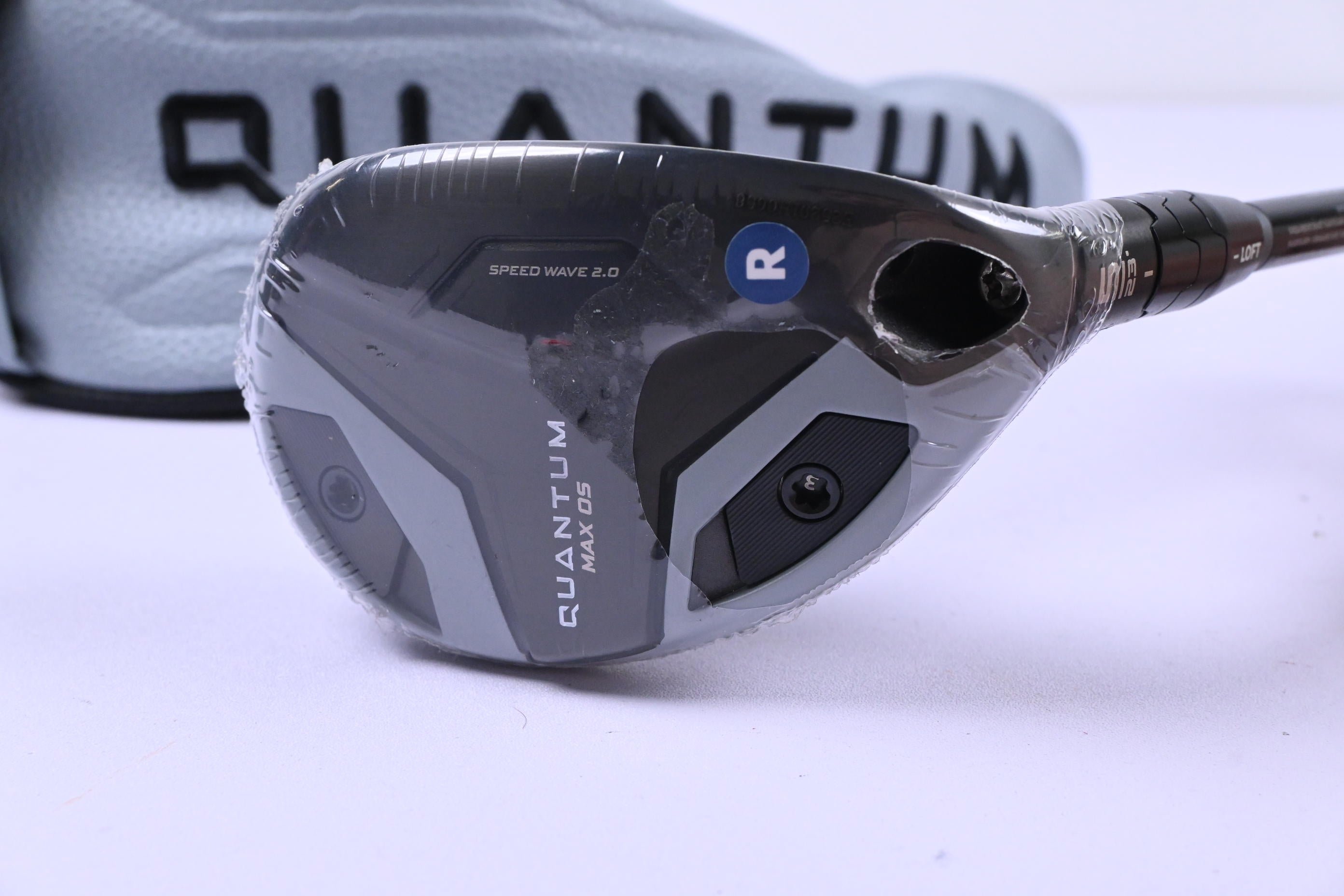 Callaway Quantum Max OS #5 Hybrid / 23 Degree / Regular Flex Denali Silver 60