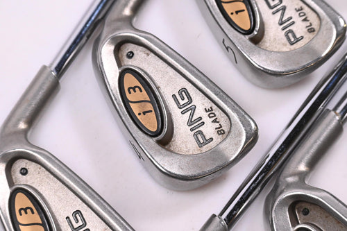 Ping i3 Irons / 3-9i+SW / Black Dot / Stiff Flex Ping JZ Shafts
