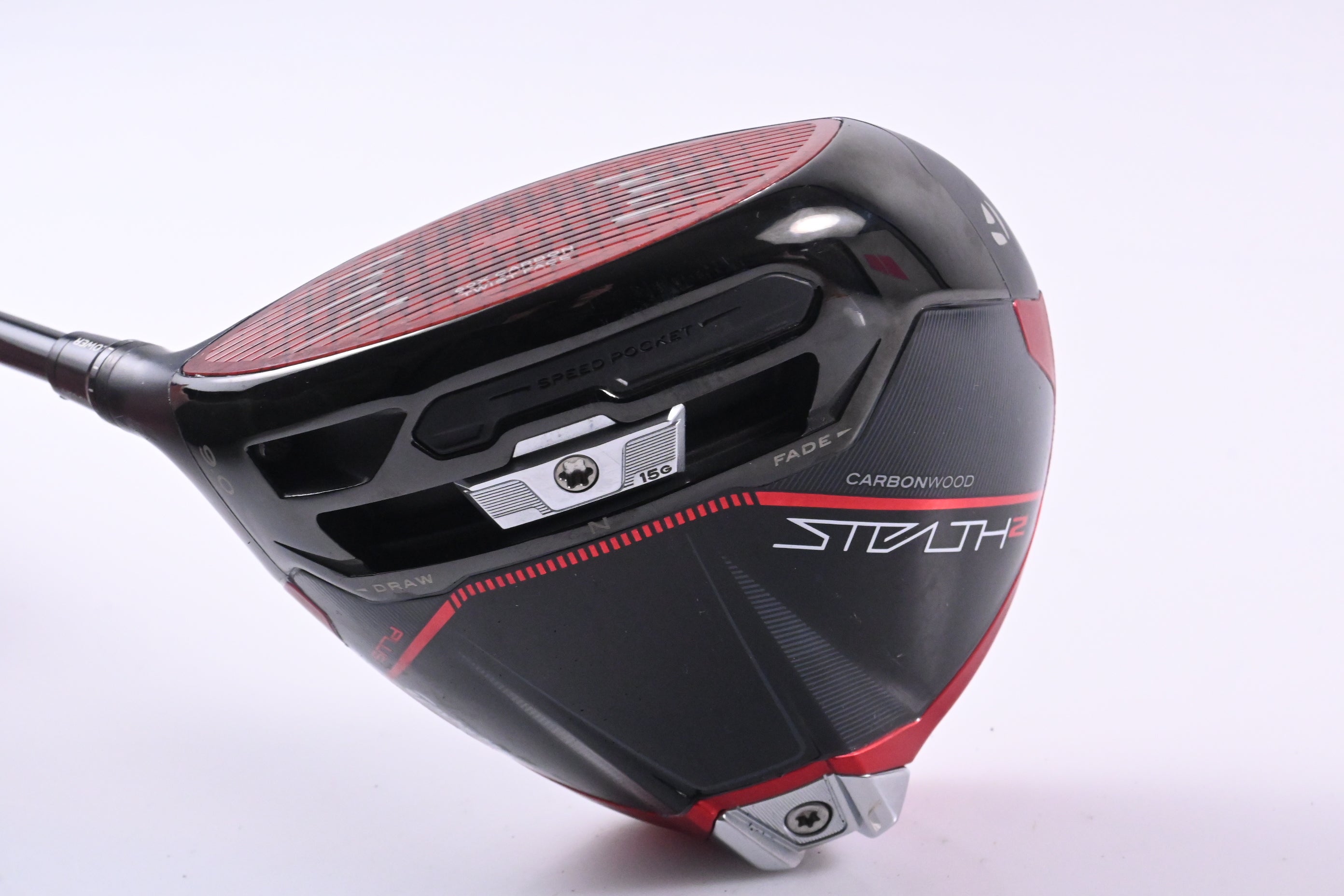 Left Hand Taylormade Stealth 2 Plus Driver / 9 Degree / Stiff Flex Kai'li Red 60
