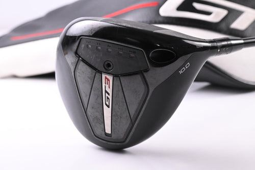 Titleist GT3 Driver / 10 Degree / Stiff Flex Tensei RAW White 65 Shaft