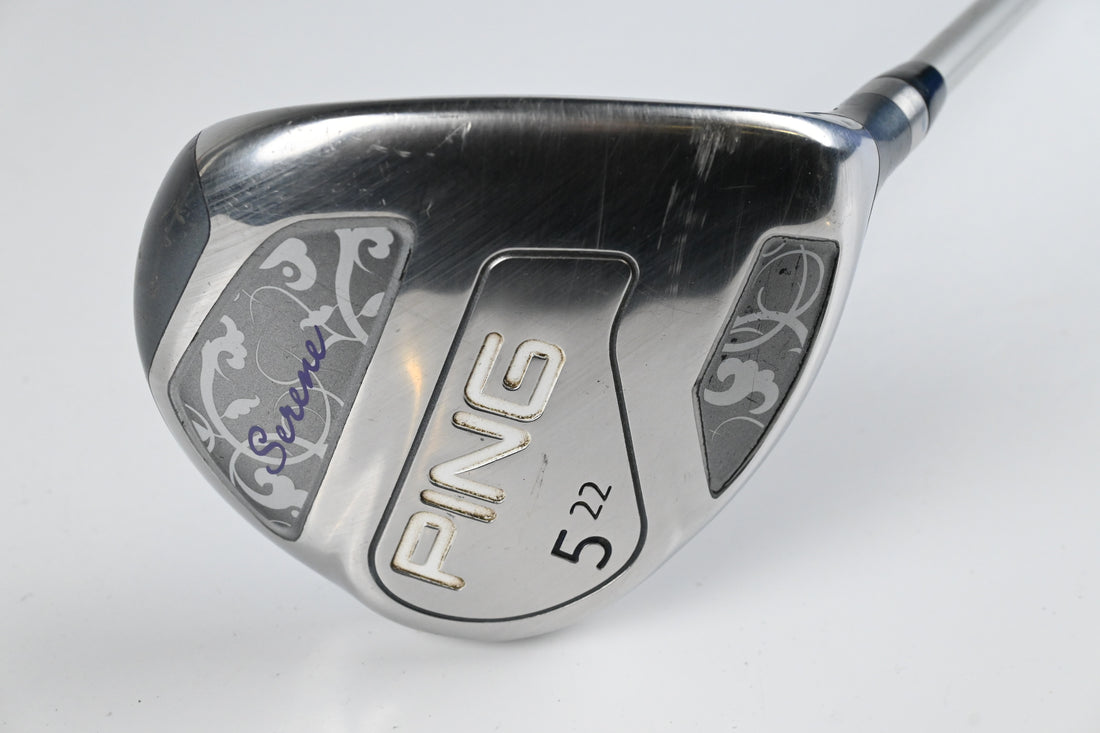 Ladies Ping Serene #5 Wood / 22 Degree / Ladies Flex Ping ULT 210 Lite Shaft