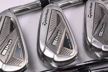 Taylormade SIM2 Max Irons / 5-PW+SW / Regular Flex KBS MAX MT 85 Shafts