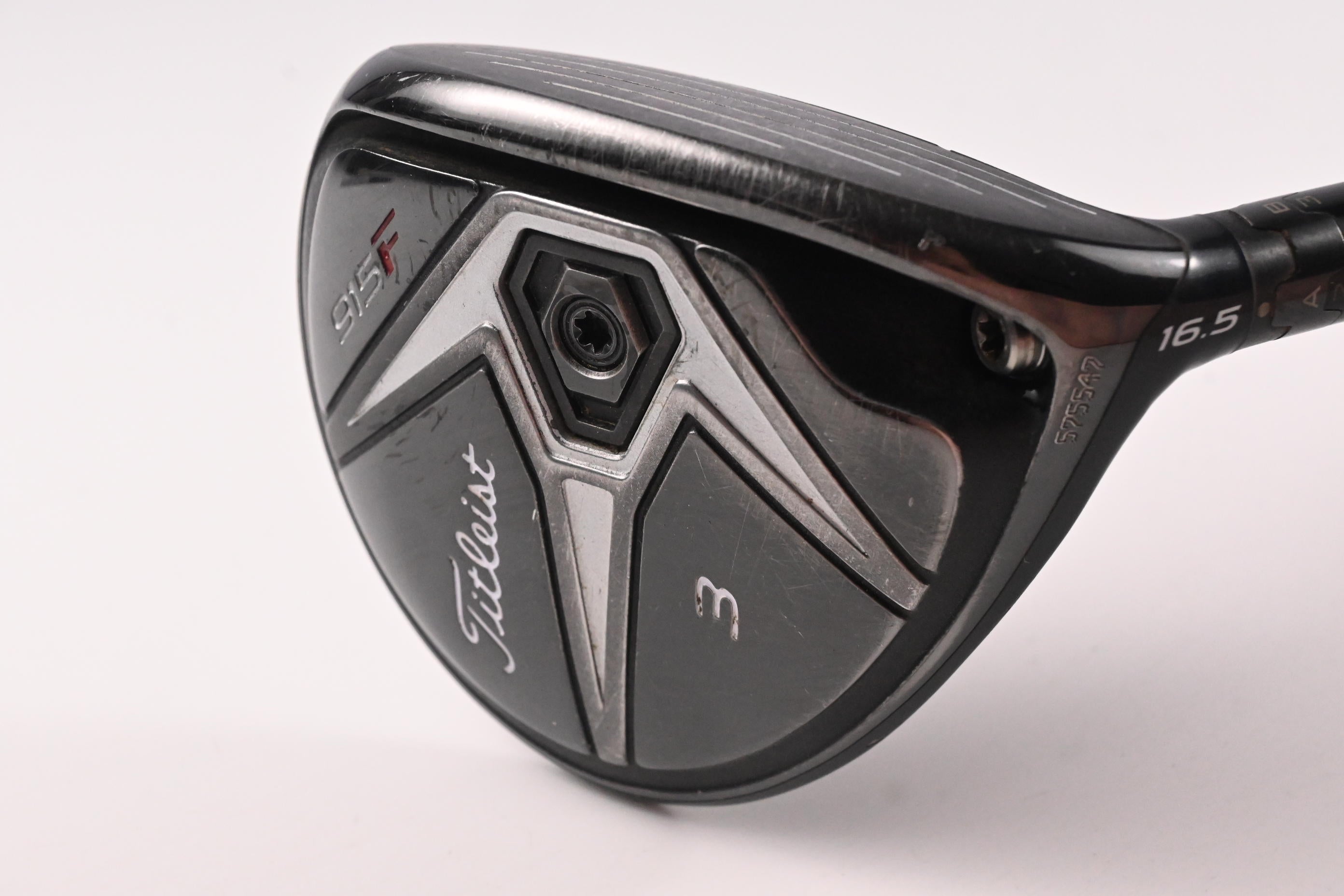 Titleist 915 F #3 Wood / 16.5 Degree / Regular Flex Diamana Blue S+ 60 Shaft