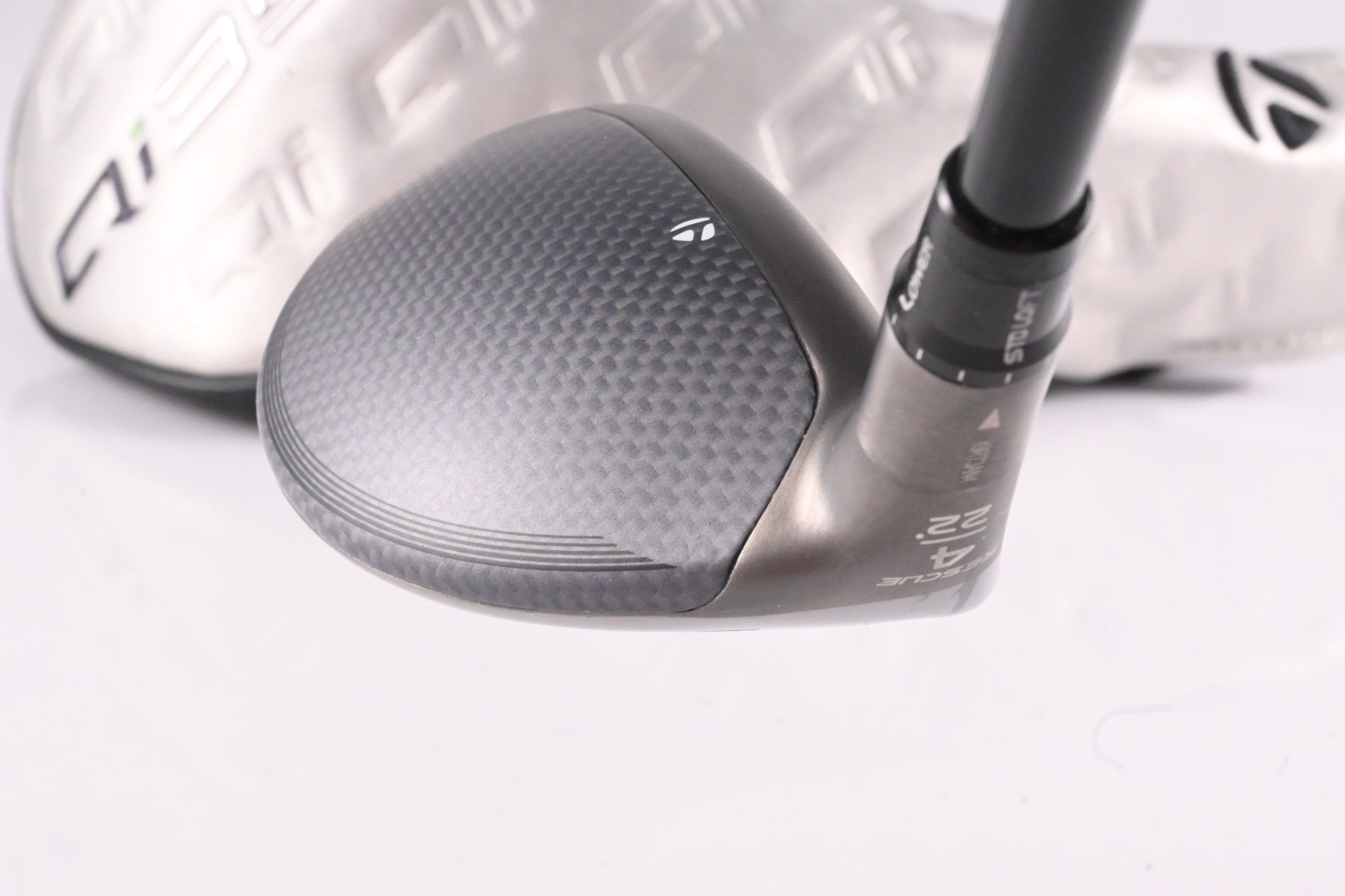 Left Hand Taylormade Qi35 #4 Hybrid / 22 Degree / Regular Flex Tensei CK Red