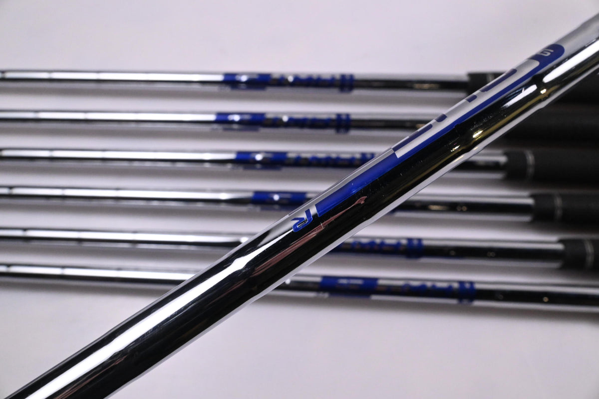 Ping G410 Irons / 5-PW+SW / Green Dot / Regular Flex Ping AWT 2.0 Shafts