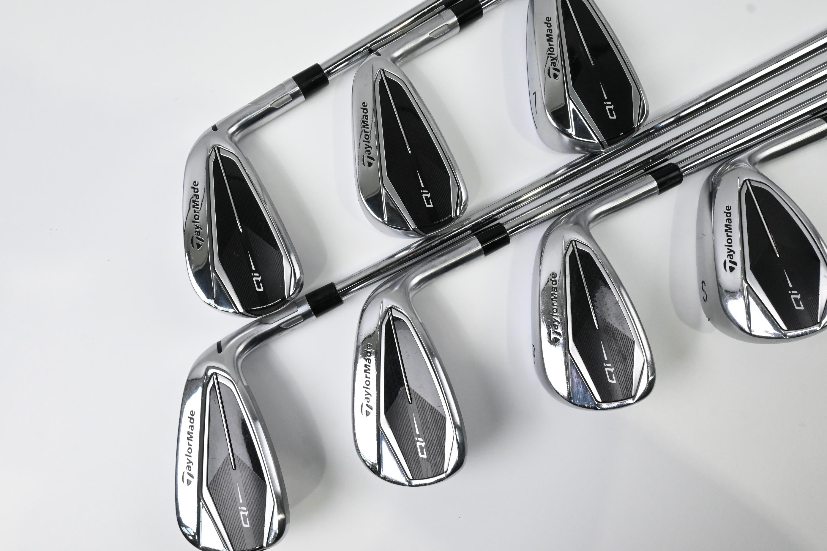 Taylormade Qi Irons / 5-PW+SW / Stiff Flex KBS Max MT 85