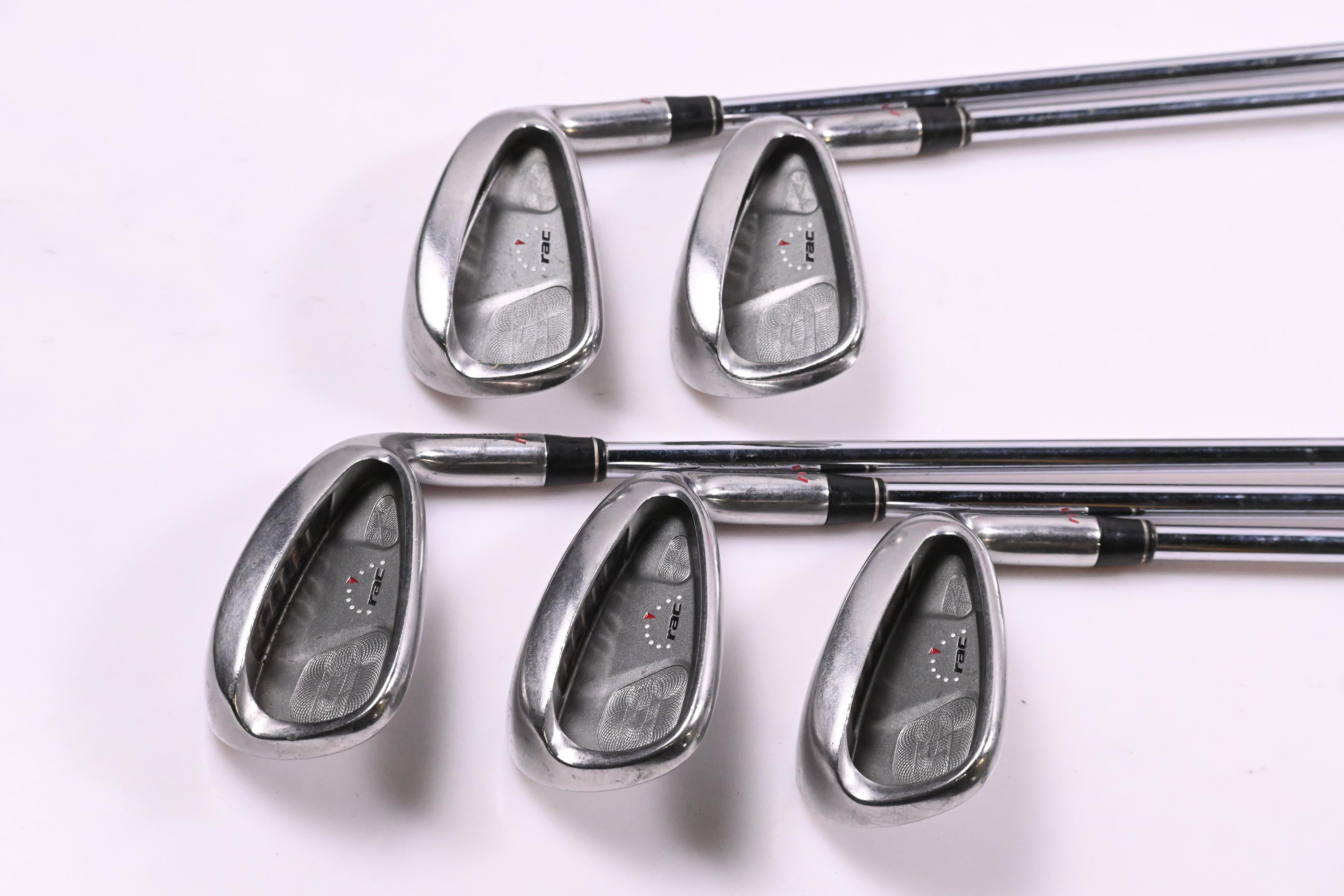 Taylormade RAC HT Irons / 6-PW / Regular Flex Taylormade Light Metal 95 Shafts