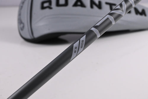 Callaway Quantum Max Driver / 10.5 Degree / Regular Flex Denali Frost Silver 50 Shaft