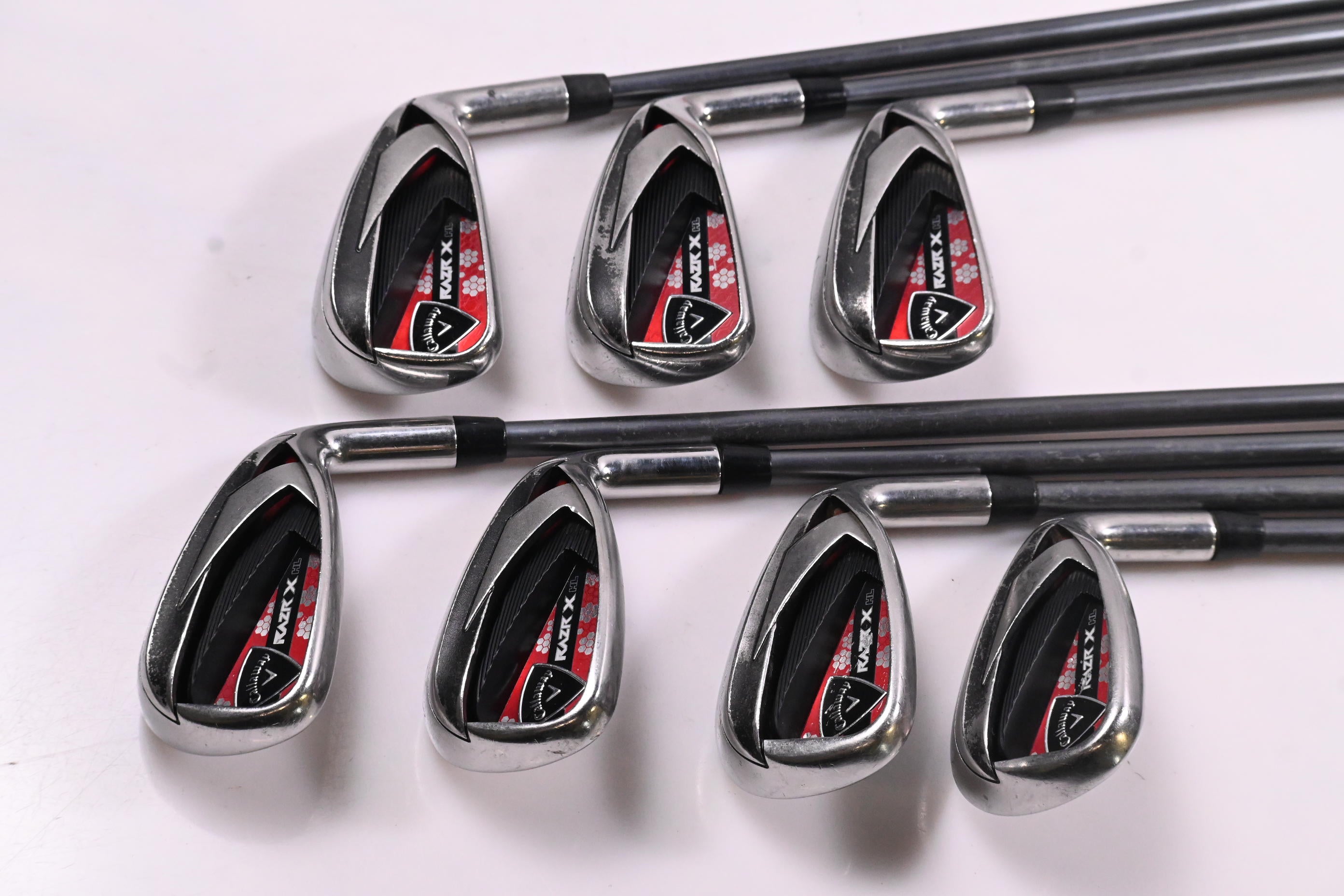 Ladies Callaway RAZR X HL Irons / 5-PW+SW / Ladies Flex Callaway 50 Shafts
