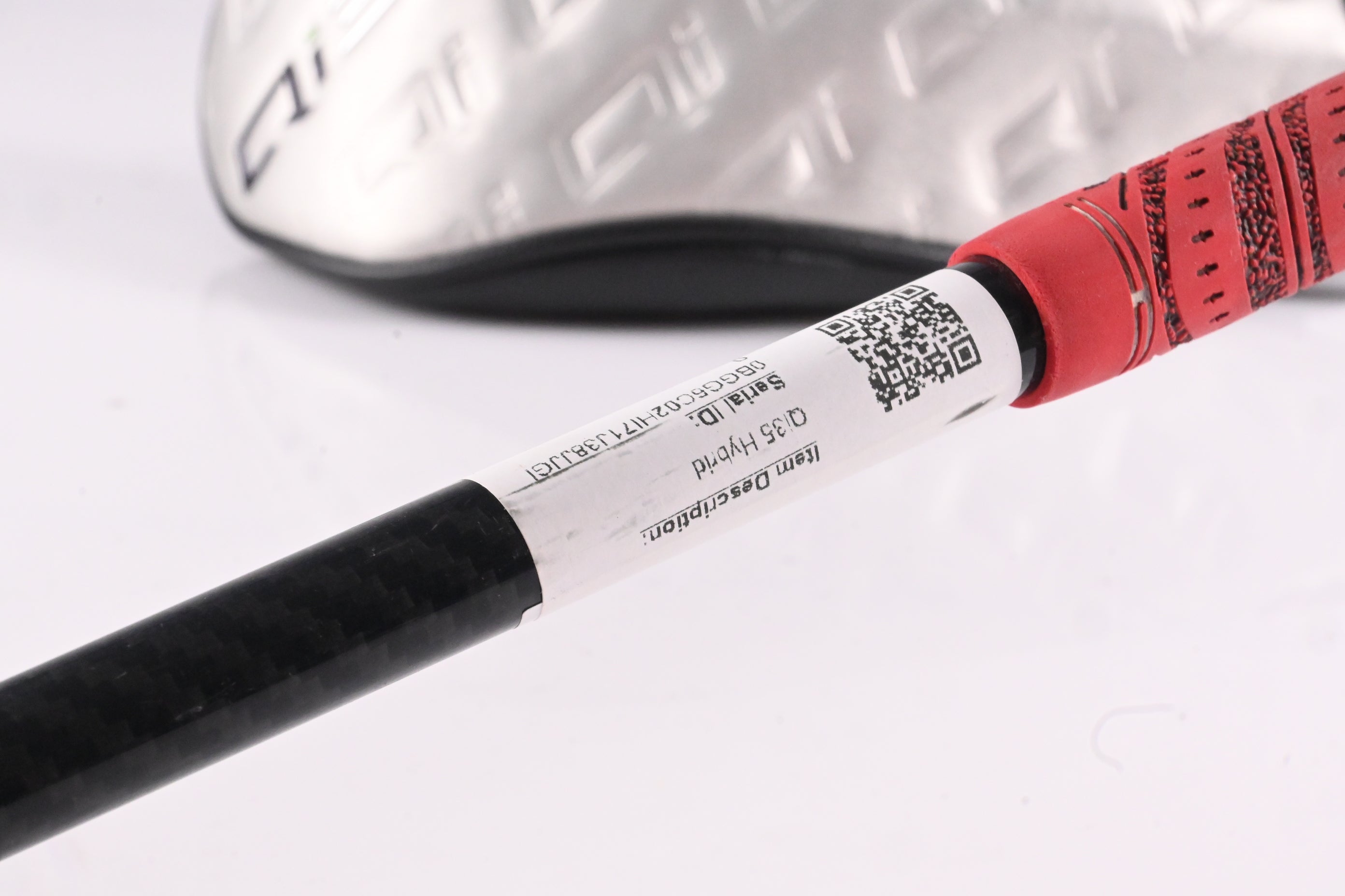 Left Hand Taylormade Qi35 #4 Hybrid / 22 Degree / Regular Flex Tensei CK Red