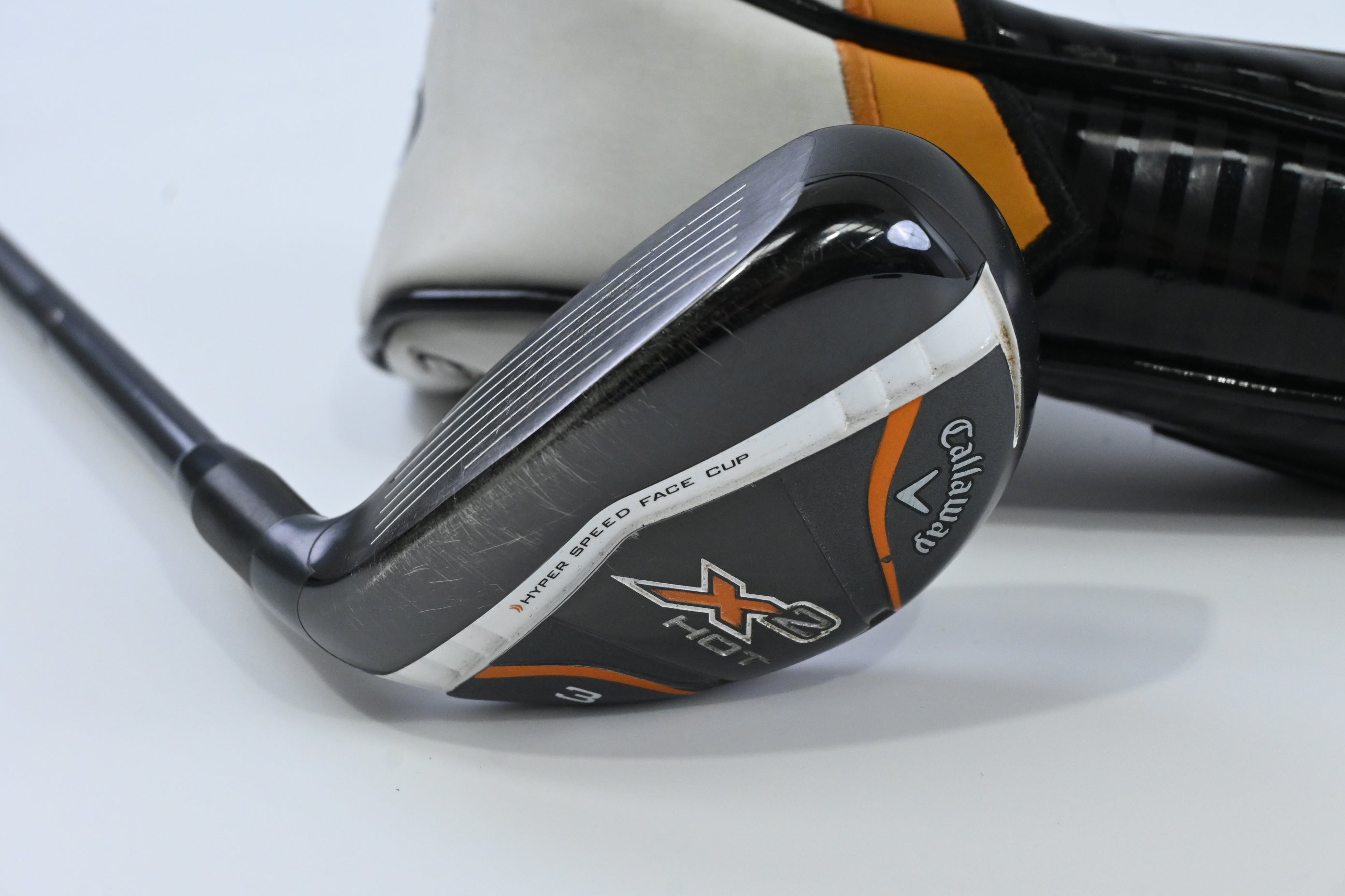 Left Hand Callaway X2 Hot #3 Hybrid / 19 Degree / Stiff Flex Callaway X2 Hot 65