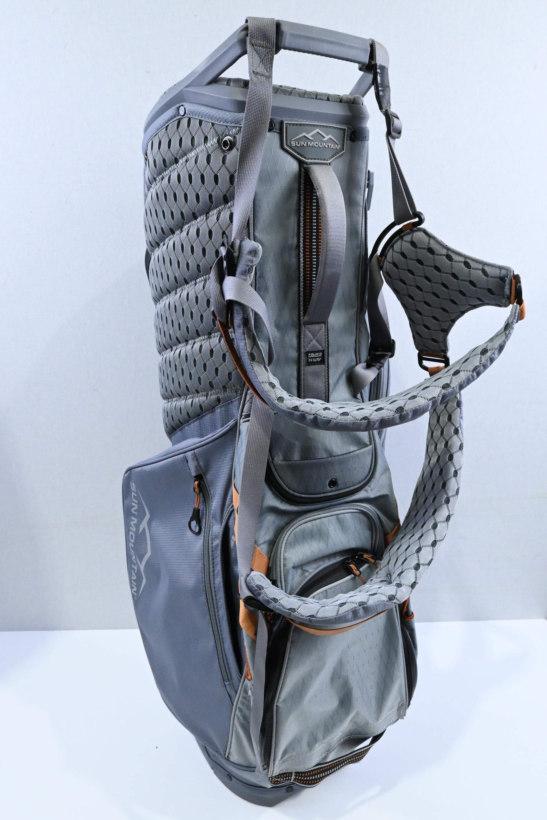 Sun Mountain 4.5 Stand Bag / 14-Way / Grey, Orange