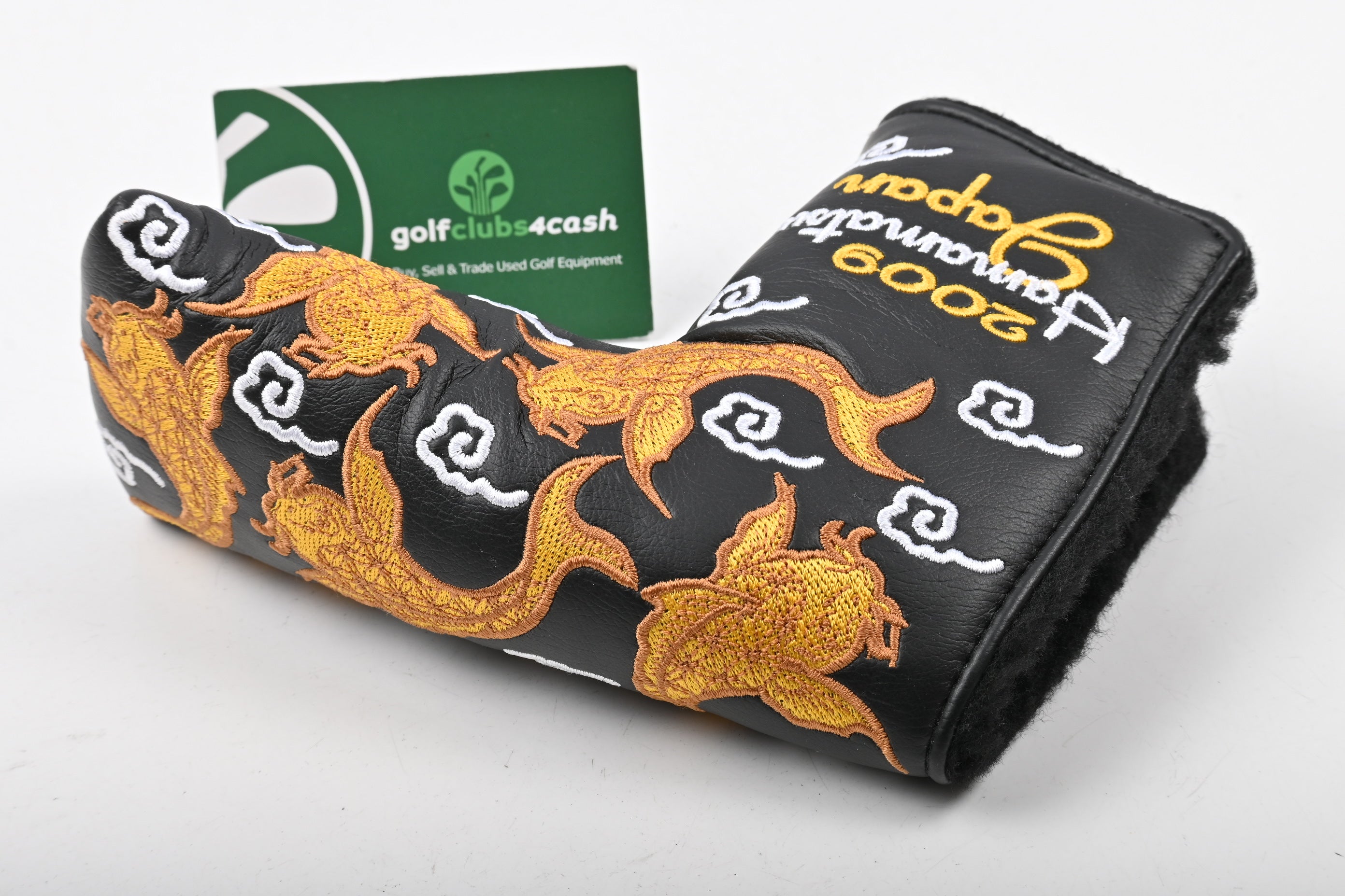 Scotty Cameron 2009 Hamamatsu Japan M&amp;G Putter Headcover / Blade / Black, Gold