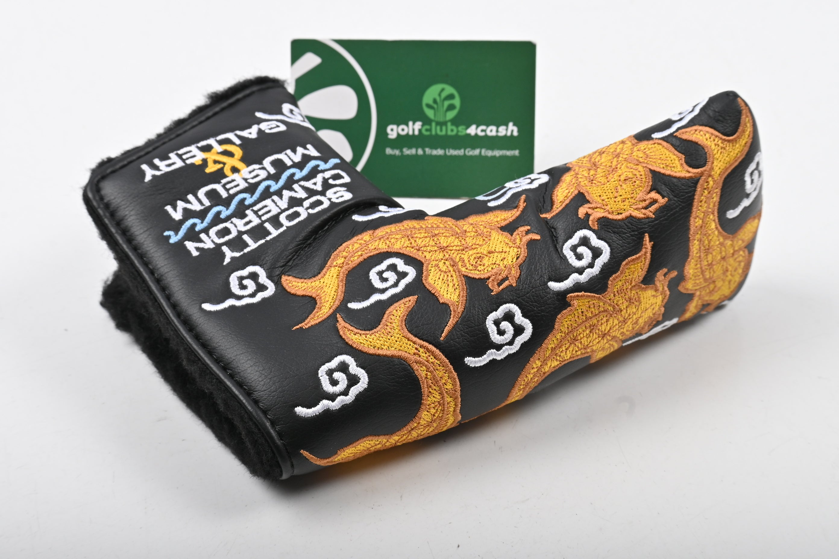 Scotty Cameron 2009 Hamamatsu Japan M&amp;G Putter Headcover / Blade / Black, Gold