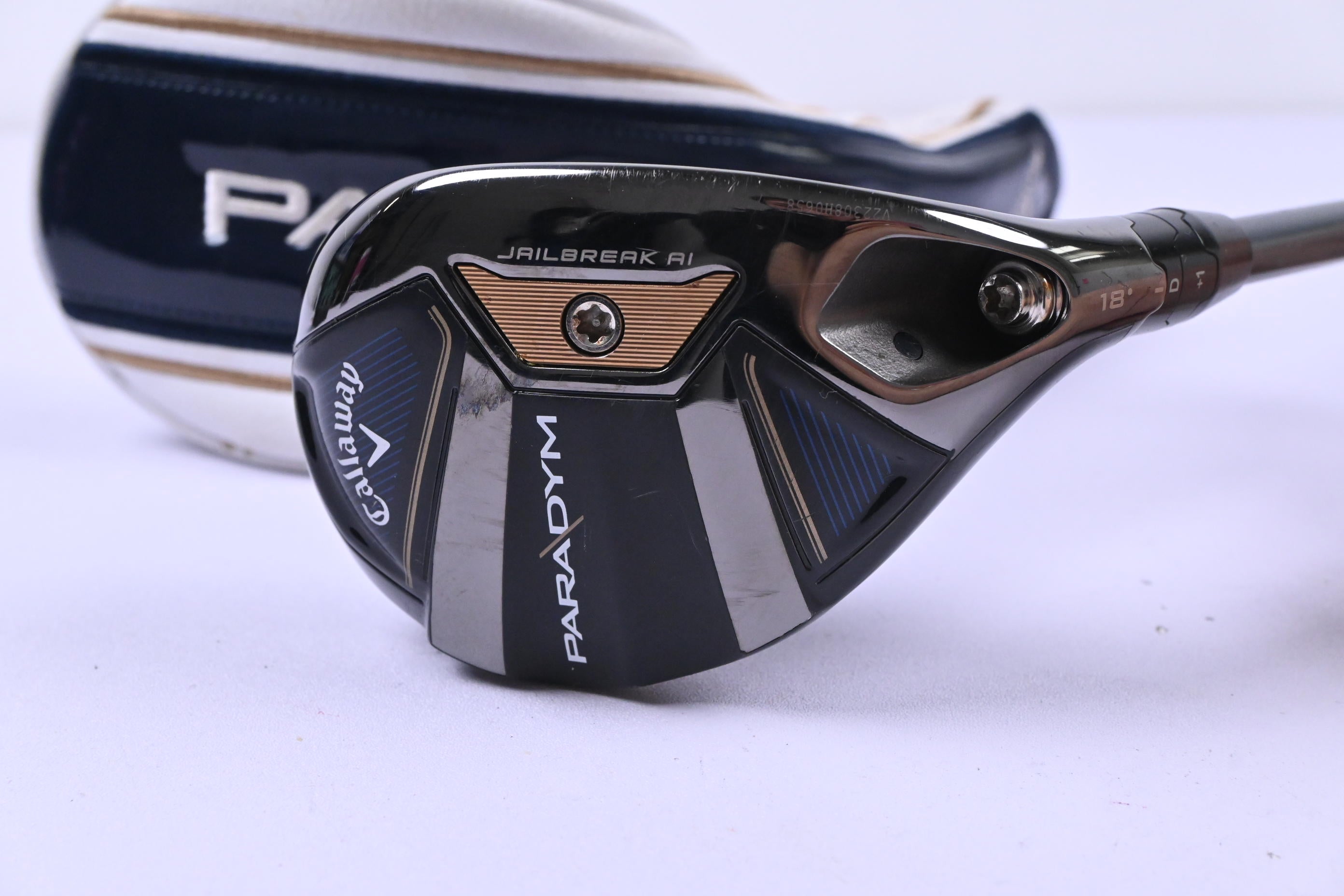 Callaway Paradym #3 Hybrid / 18 Degree / Stiff Flex HZRDUS Gen4 Silver 75 Shaft