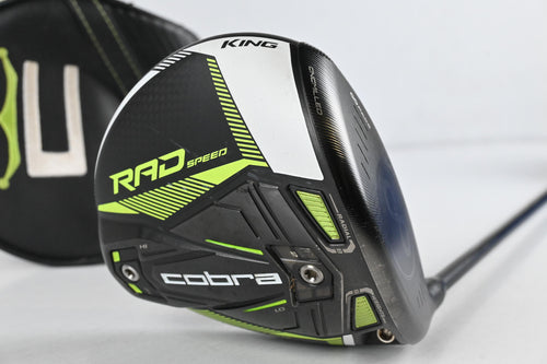 Cobra King Radspeed Driver / 10.5 Degree / Stiff Flex Fujikura Motore X F3 6 Shaft