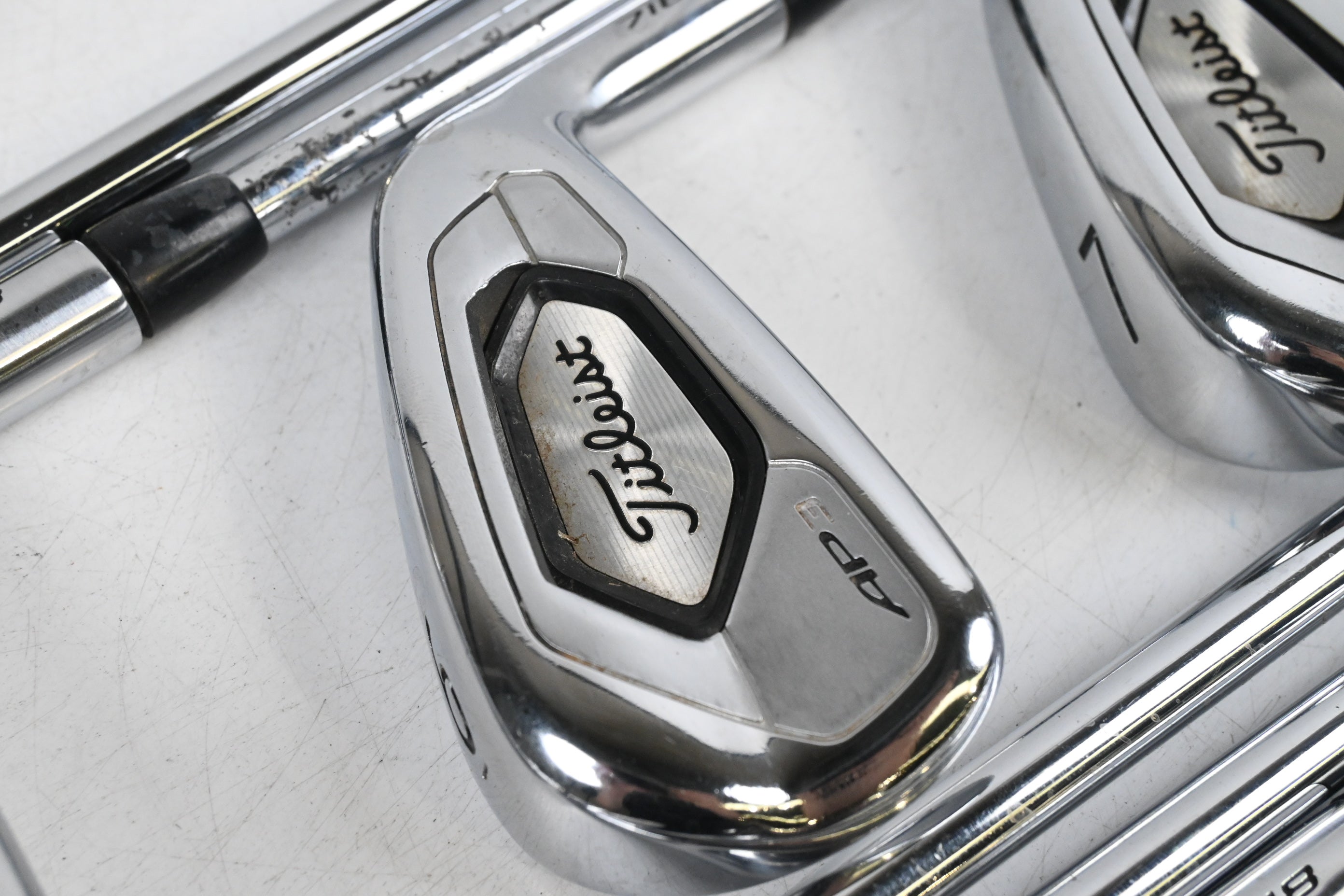 Titleist 718 AP3 Irons / 4-PW+GW / Stiff Flex AMT Black S300 Shafts