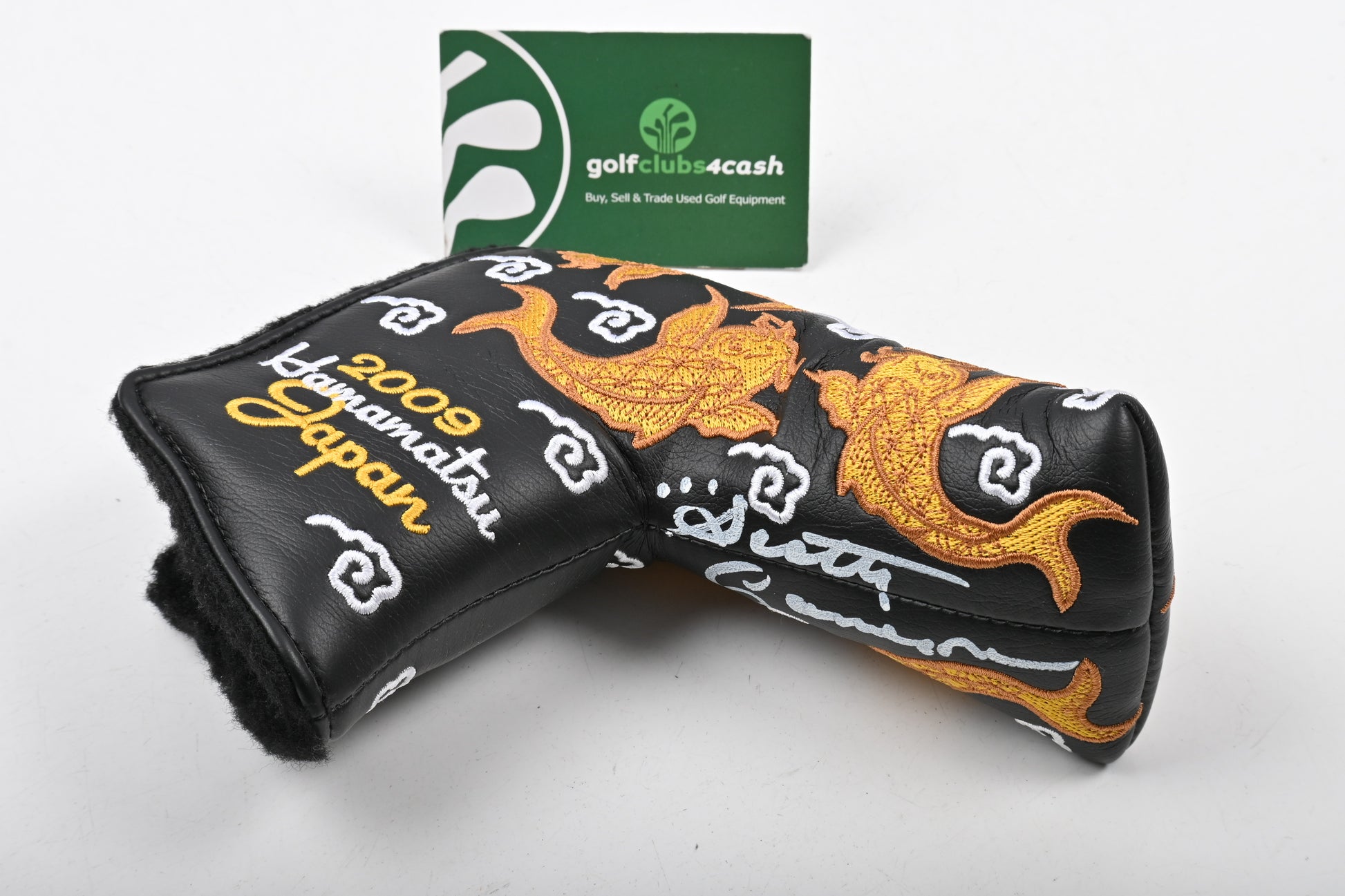 Scotty Cameron 2009 Hamamatsu Japan M&amp;G Putter Headcover / Blade / Black, Gold
