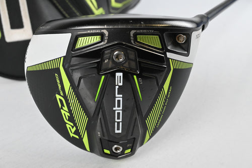 Cobra King Radspeed Driver / 10.5 Degree / Stiff Flex Fujikura Motore X F3 6 Shaft