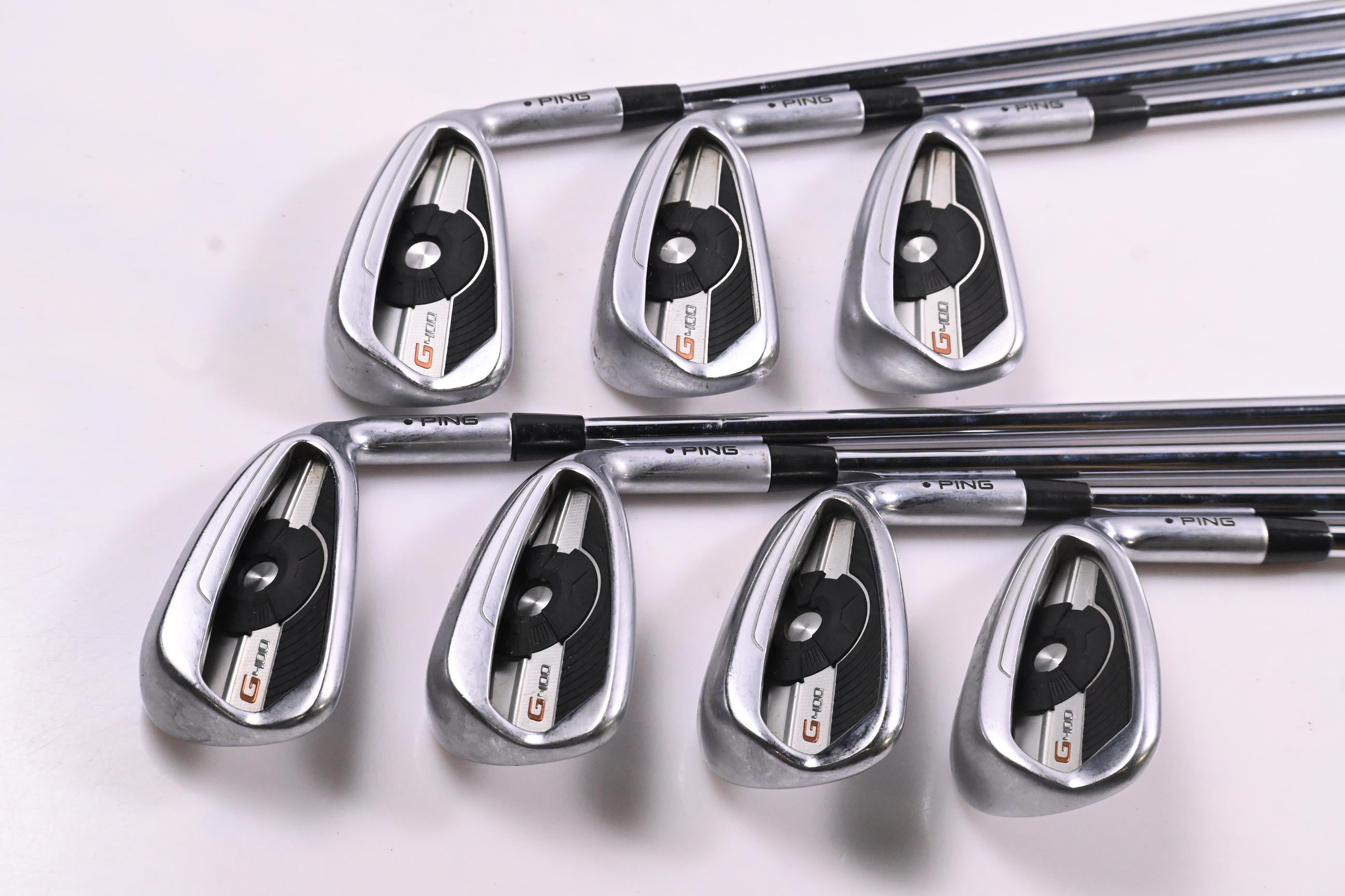 Ping G400 Irons / 4-PW / Black Dot / X-Flex Project X Shafts