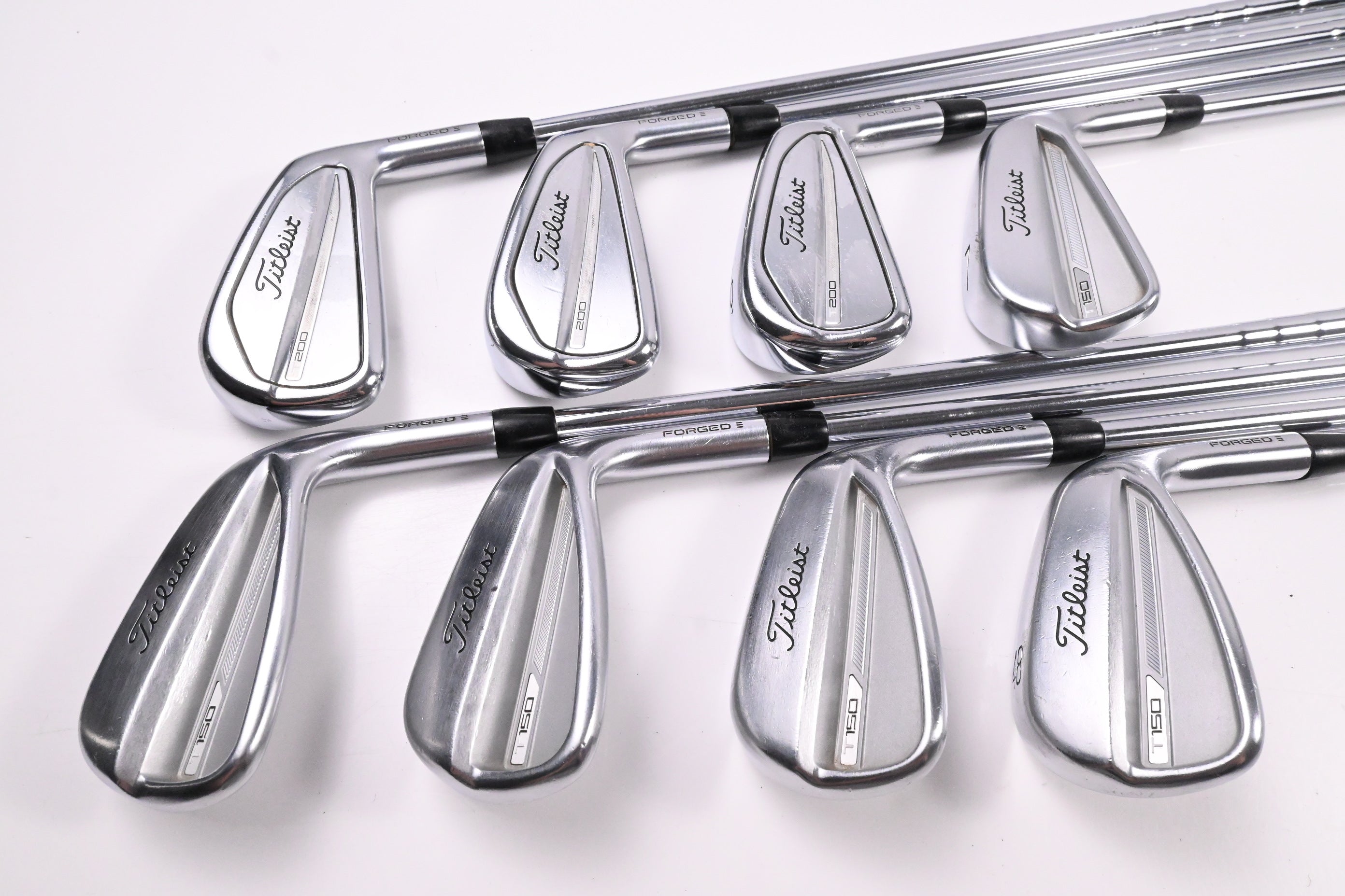 Titleist T200/T150 Combo 2023 Irons / 4-PW+48° / Stiff Flex AMT Red S300 Shafts