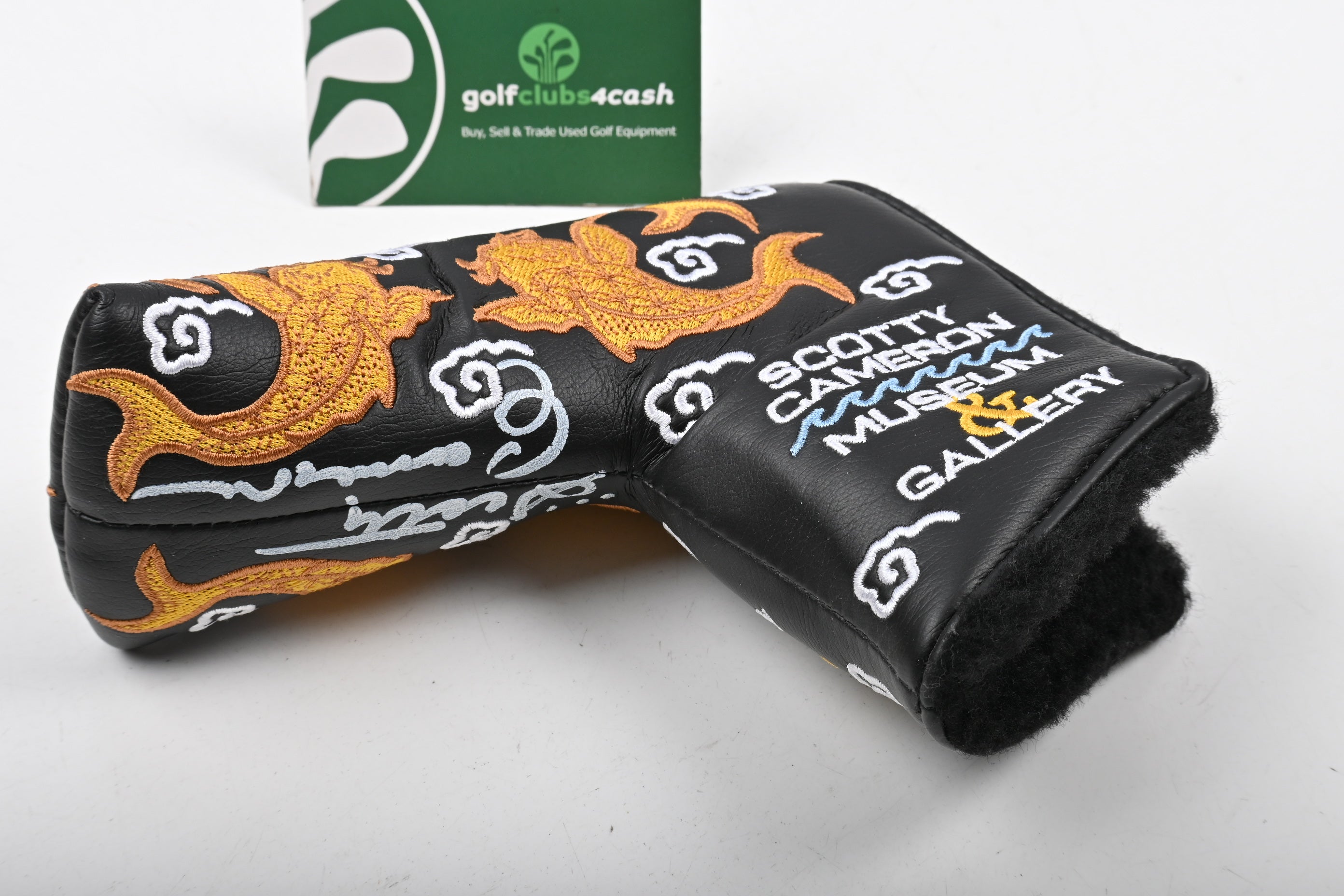 Scotty Cameron 2009 Hamamatsu Japan M&amp;G Putter Headcover / Blade / Black, Gold