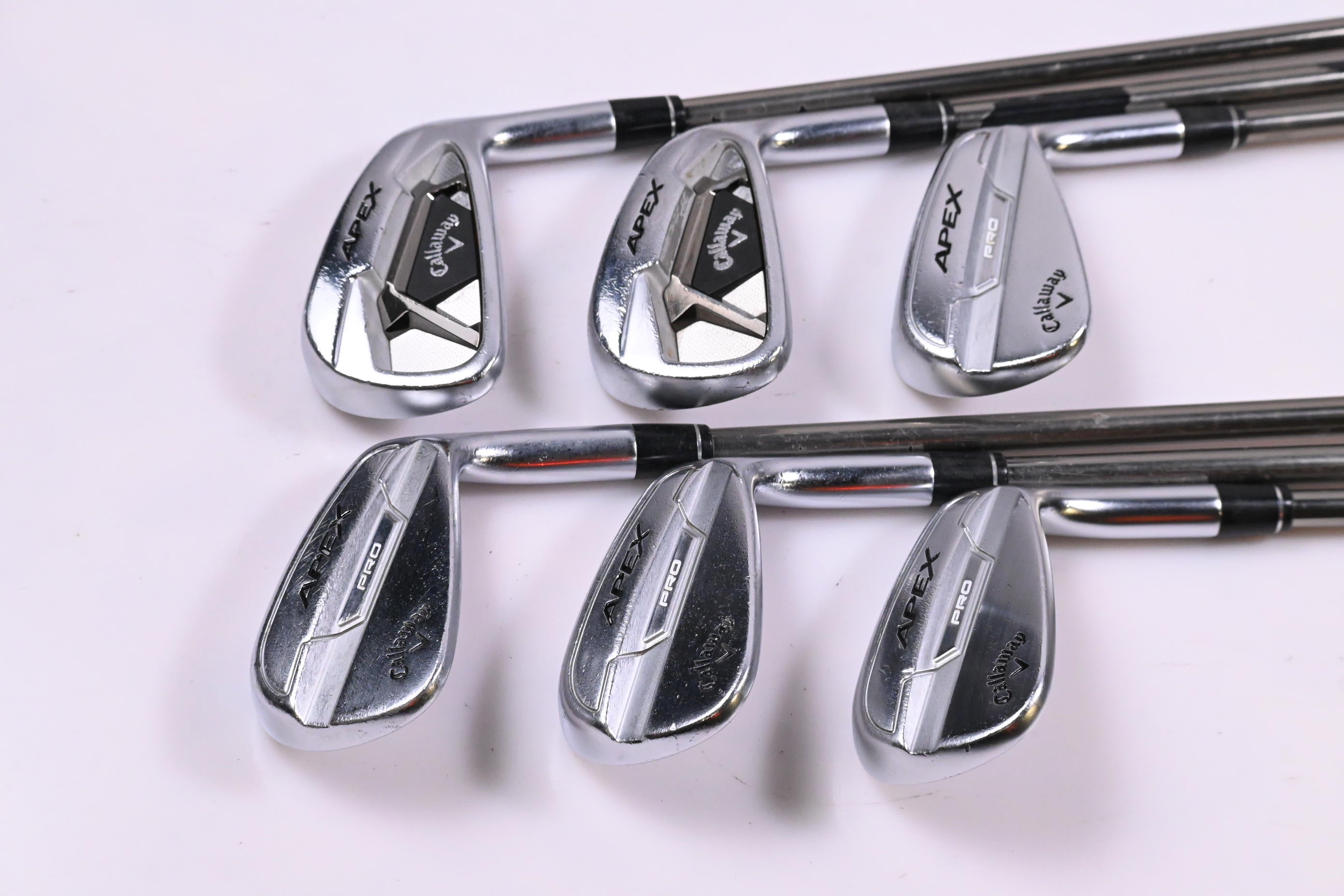 Callaway Apex/Pro 21 Irons / 6-PW+GW / Senior Flex UST Recoil ESX460 Shafts