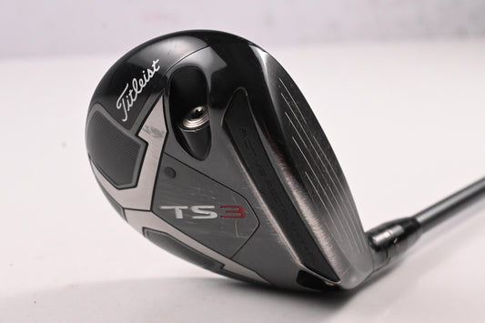 Titleist TS3 #3 Wood / 15 Degree / Stiff Flex HZRDUS Smoke Black 70 Shaft