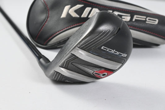 Left Hand Cobra King F9 #4 Hybrid / 21 Degree / Regular Flex Fujikura Atmos Black 7