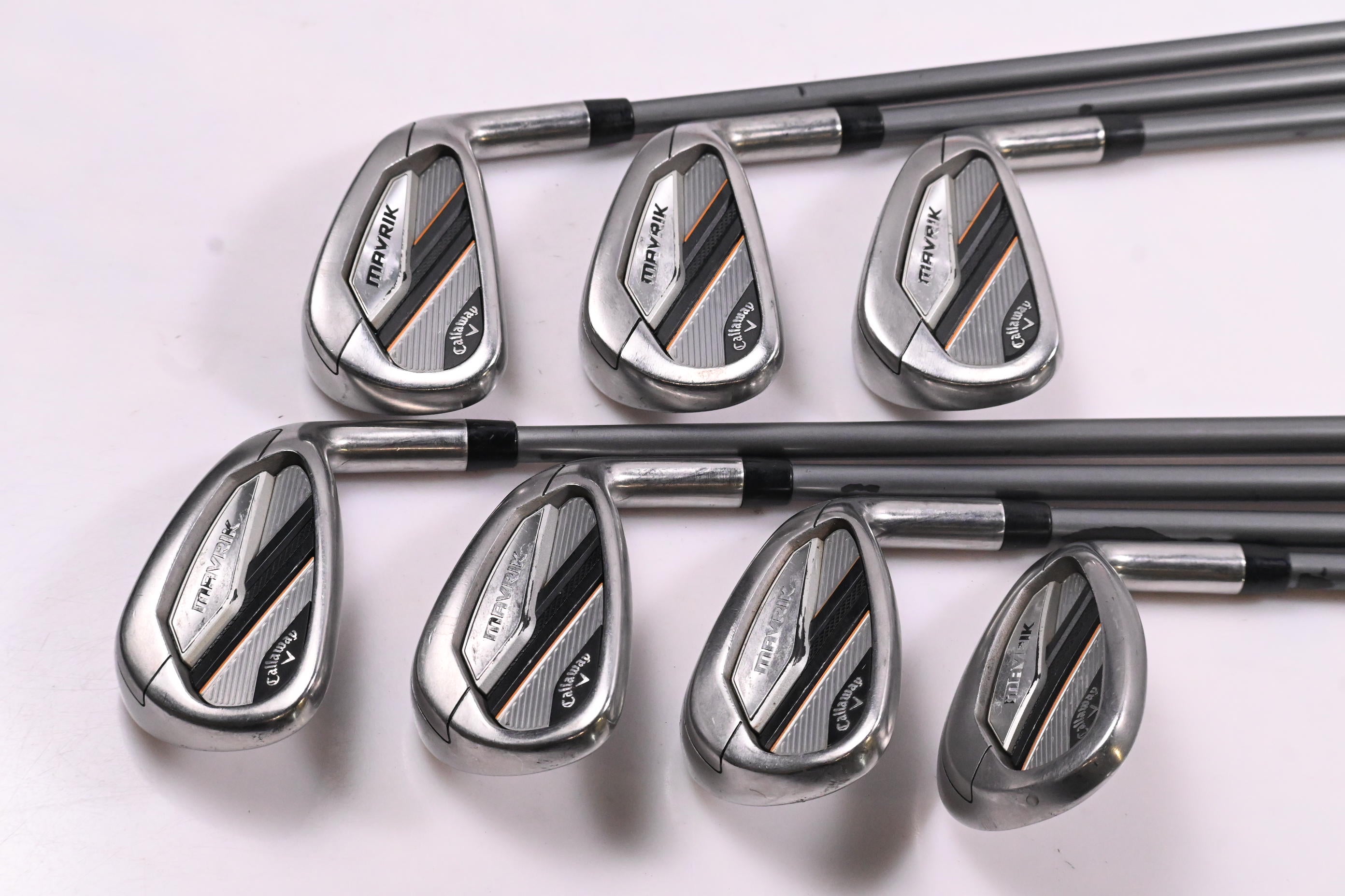 Callaway Mavrik Irons / 5-PW+SW / Senior Flex Catalyst 55 Shafts