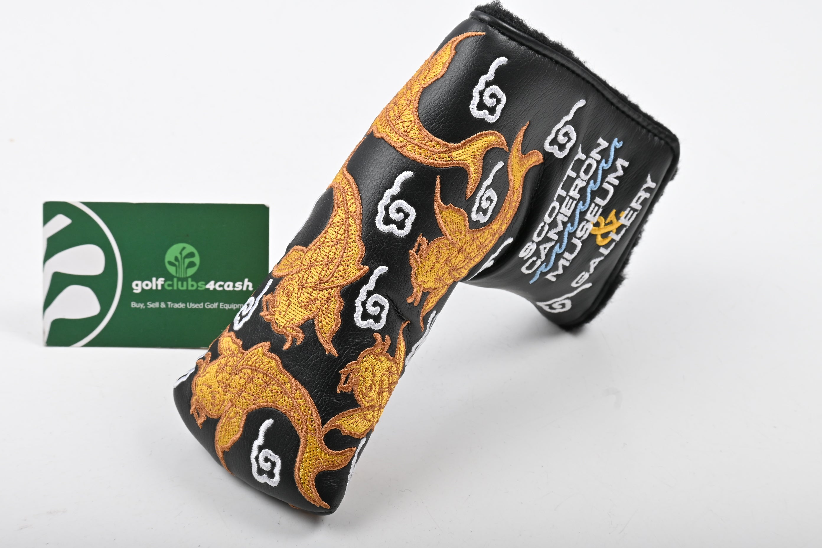 Scotty Cameron 2009 Hamamatsu Japan M&amp;G Putter Headcover / Blade / Black, Gold