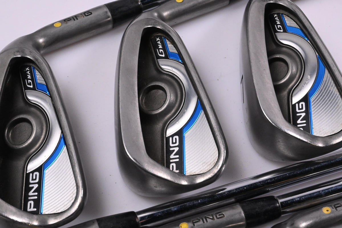 Ping GMax Irons / 5-PW+SW / Yellow Dot / Stiff Flex N.S.Pro 850GH Shafts