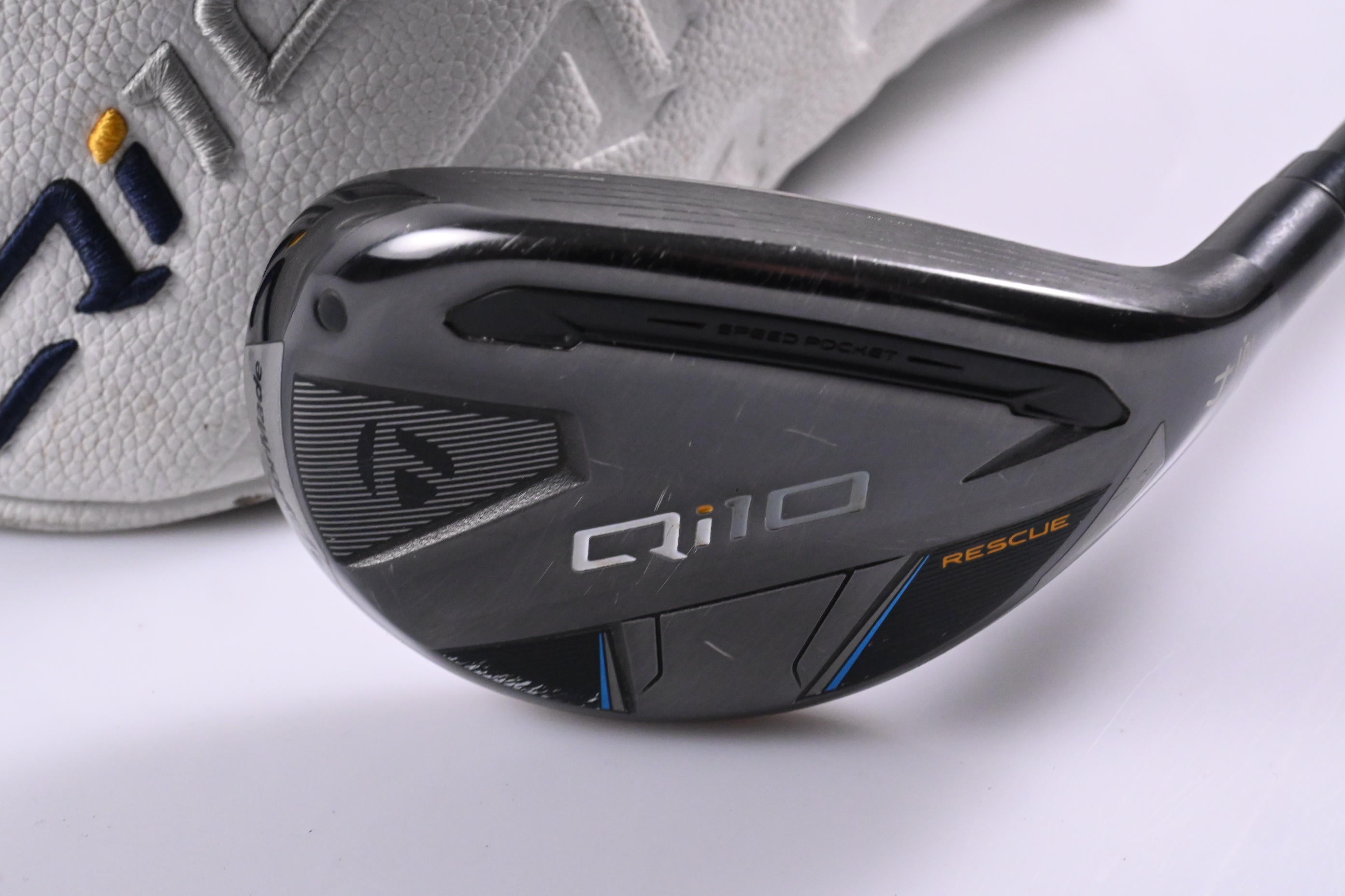 Taylormade Qi10 #4 Hybrid / 22 Degree / Regular Flex Ventus TR Blue 6 Shaft