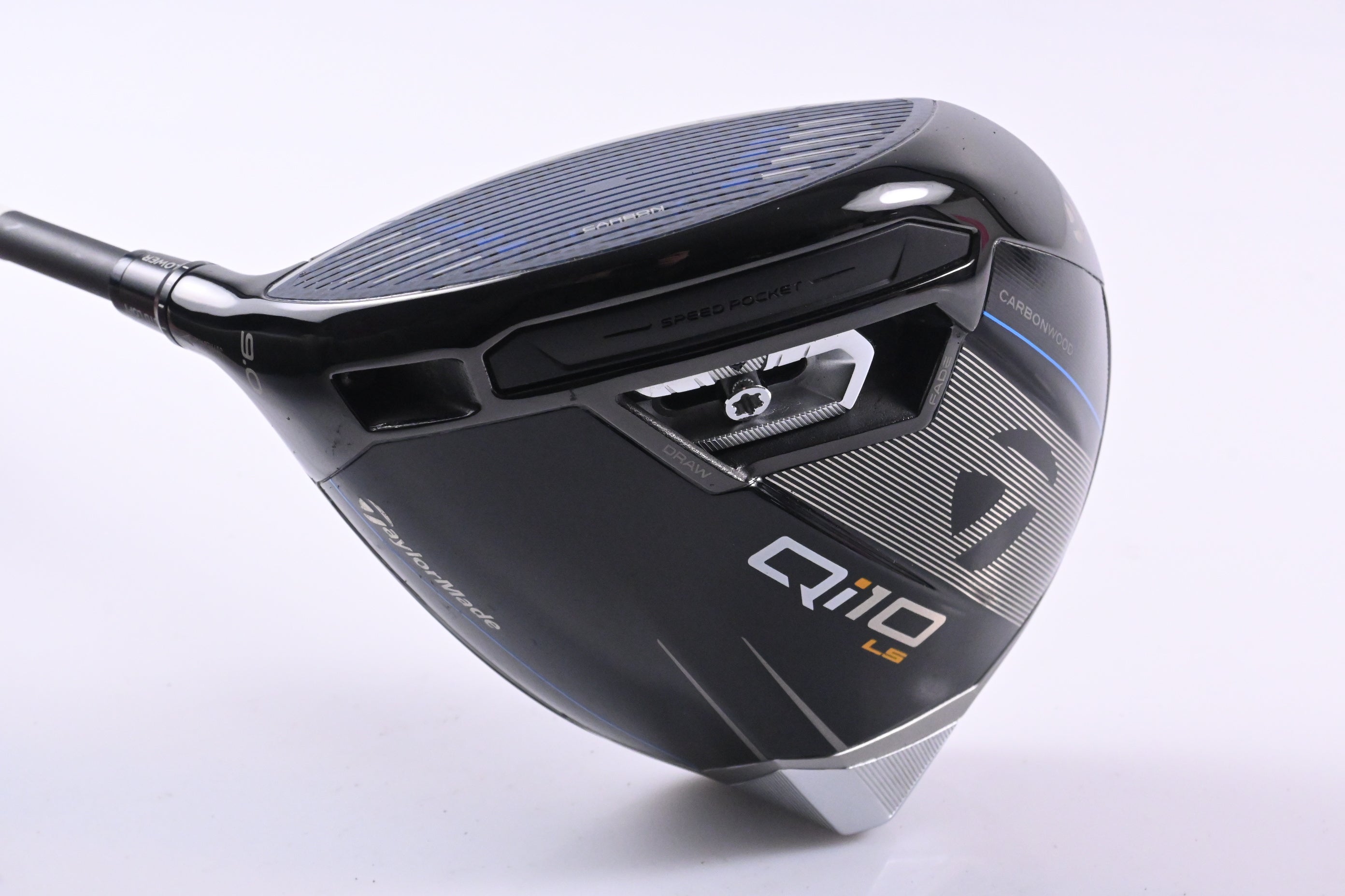 Left Hand Taylormade Qi10 LS Driver / 9 Degree / Stiff Flex Tensei AV Blue 65