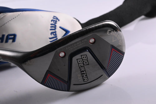 Left Hand Callaway Big Bertha B21 #5 Hybrid / 24 Degree / Stiff Flex RCH 65 Shaft