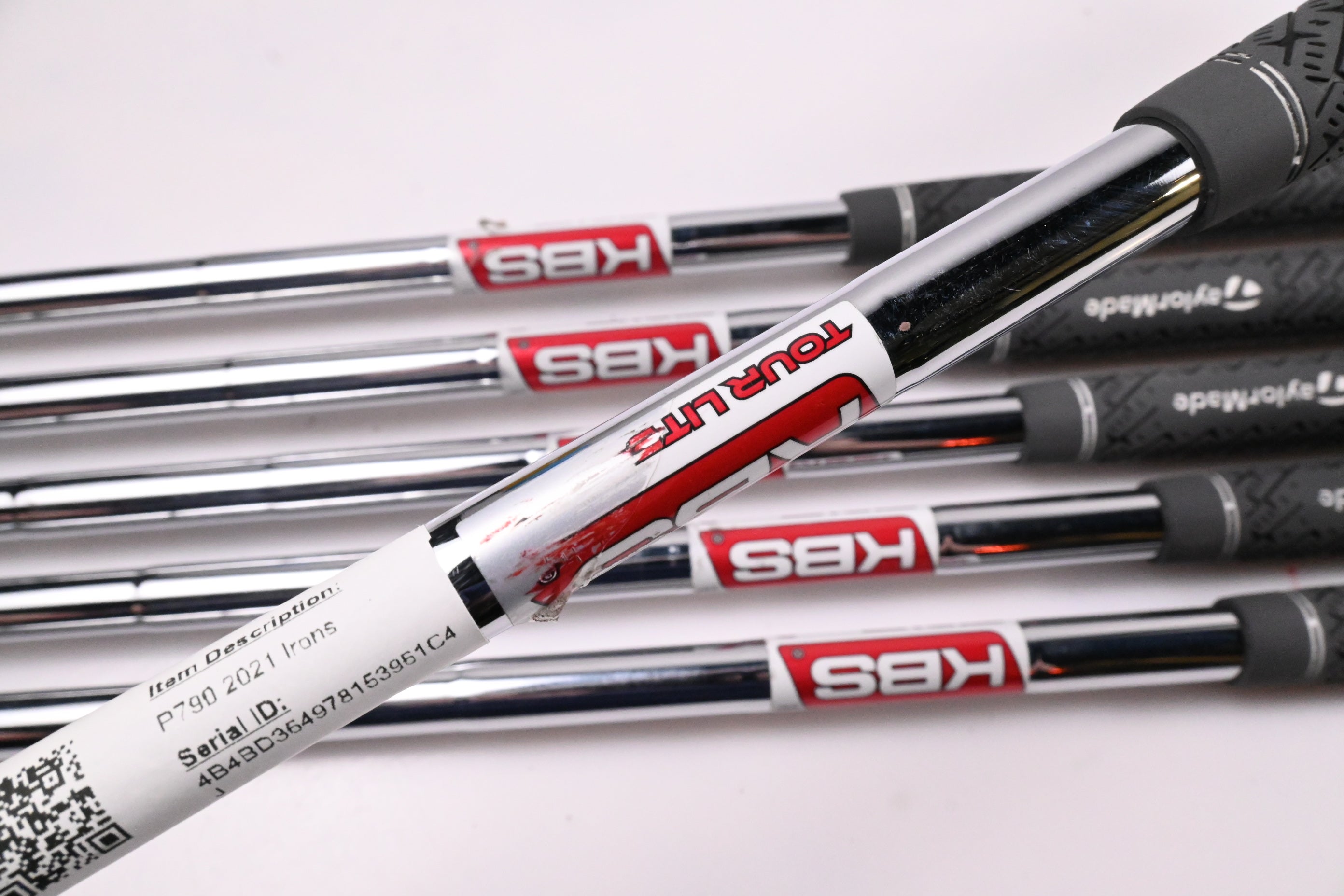 Taylormade P790 2021 Irons / 4-9i / Regular Flex KBS Tour Lite Shafts