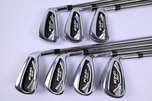 Cobra King Speedzone Irons / 5-PW+GW / Regular Flex UST Recoil ESX 460 Shafts