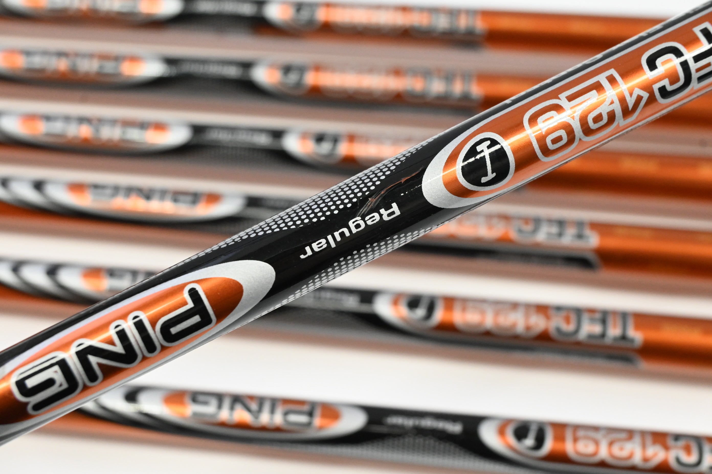 Ping G10 Irons / 5-PW+SW / Blue Dot / Regular Flex Ping TFC 129 Shafts