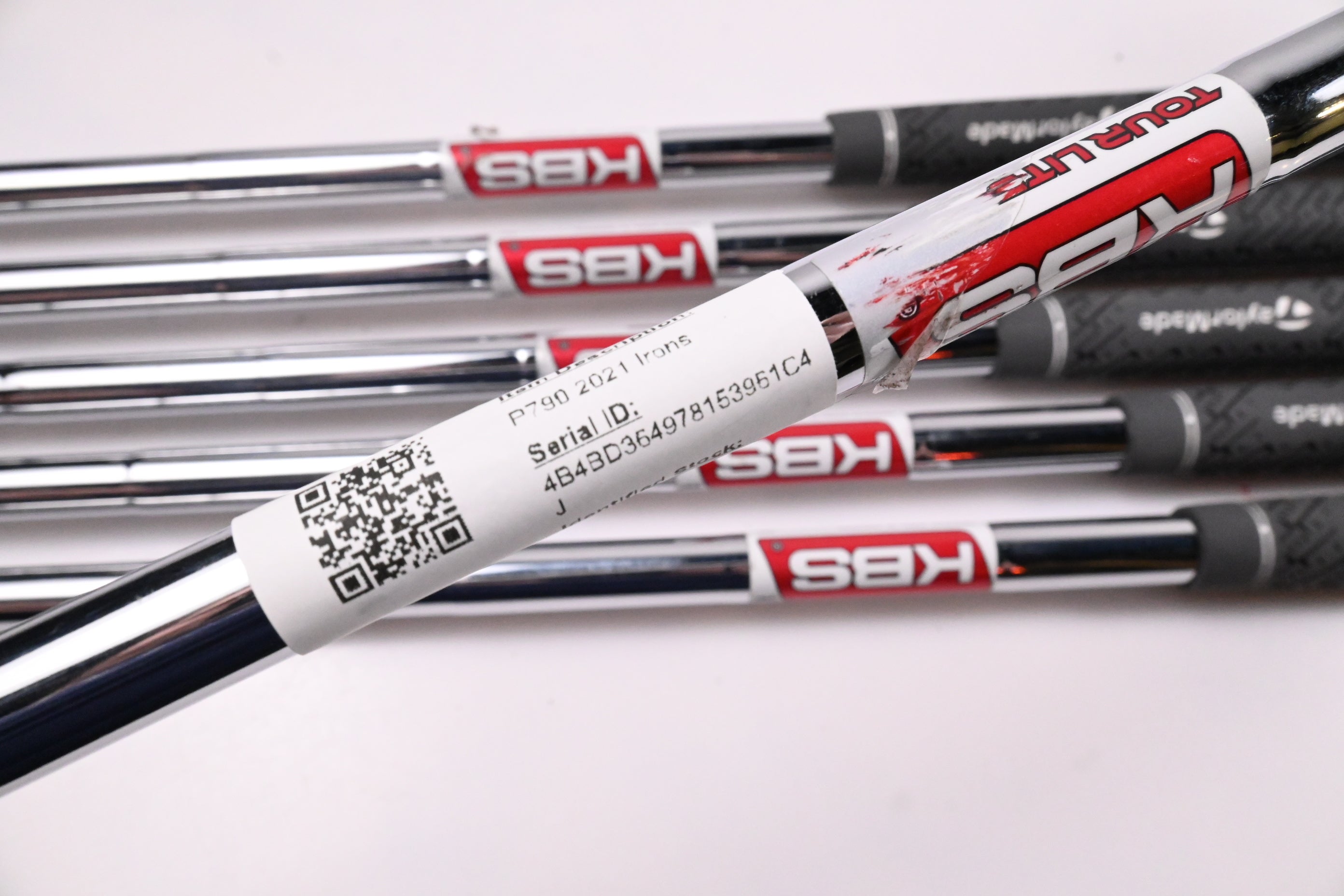 Taylormade P790 2021 Irons / 4-9i / Regular Flex KBS Tour Lite Shafts