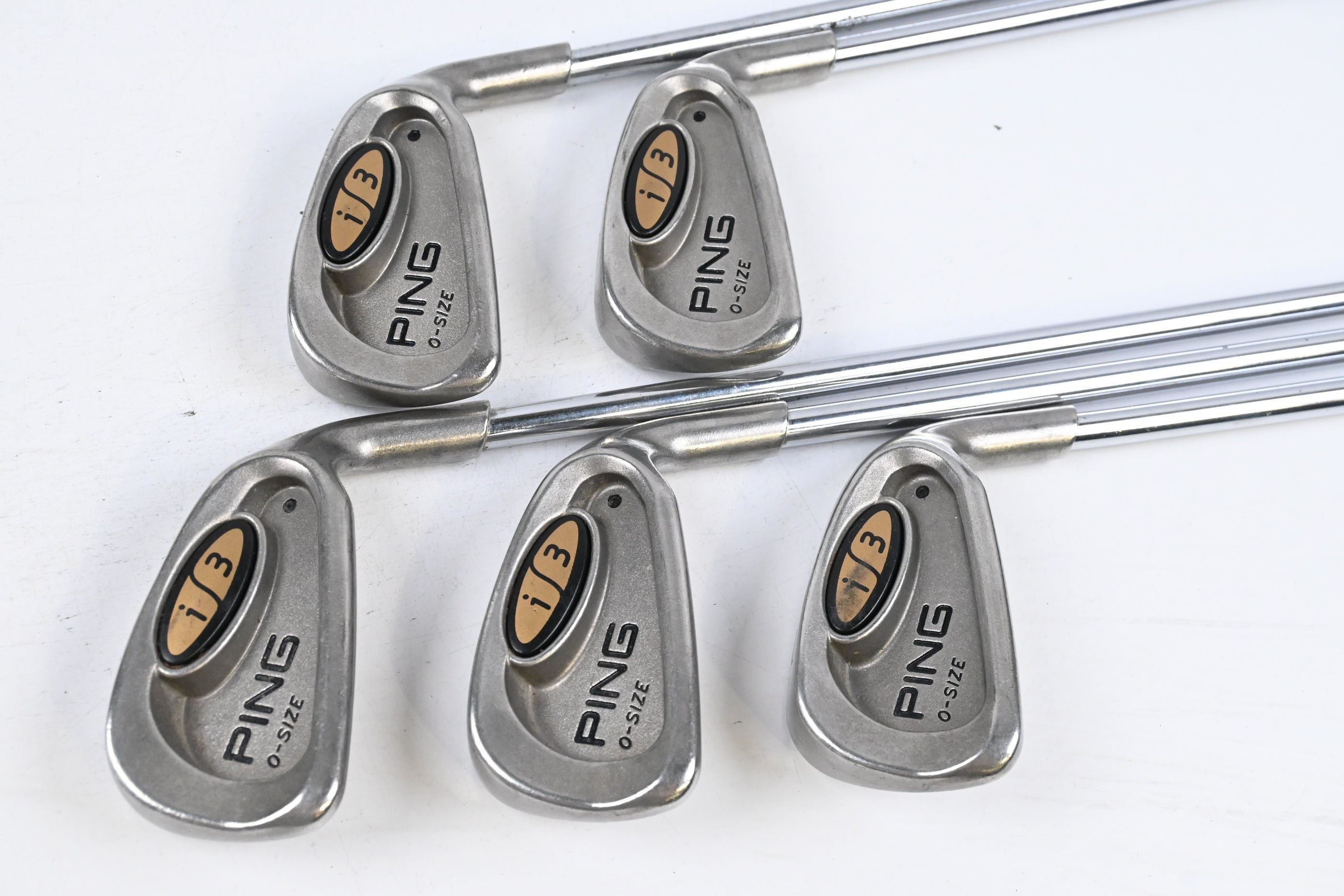 Ping i3 O-Size Irons / 4-8i / Black Dot / Regular Flex Cushin Shafts