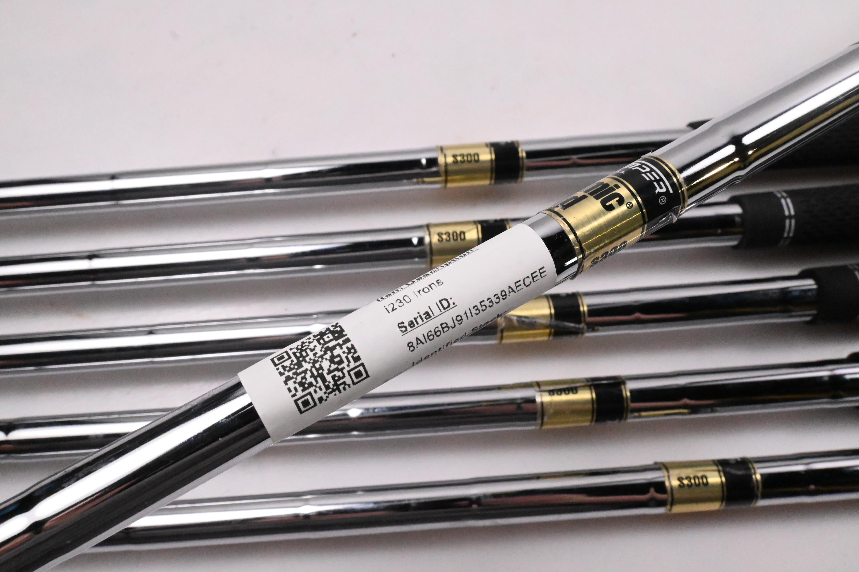 Ping i230 Irons / 5-PW / Blue Dot / Stiff Flex Dynamic Gold S300 Shafts