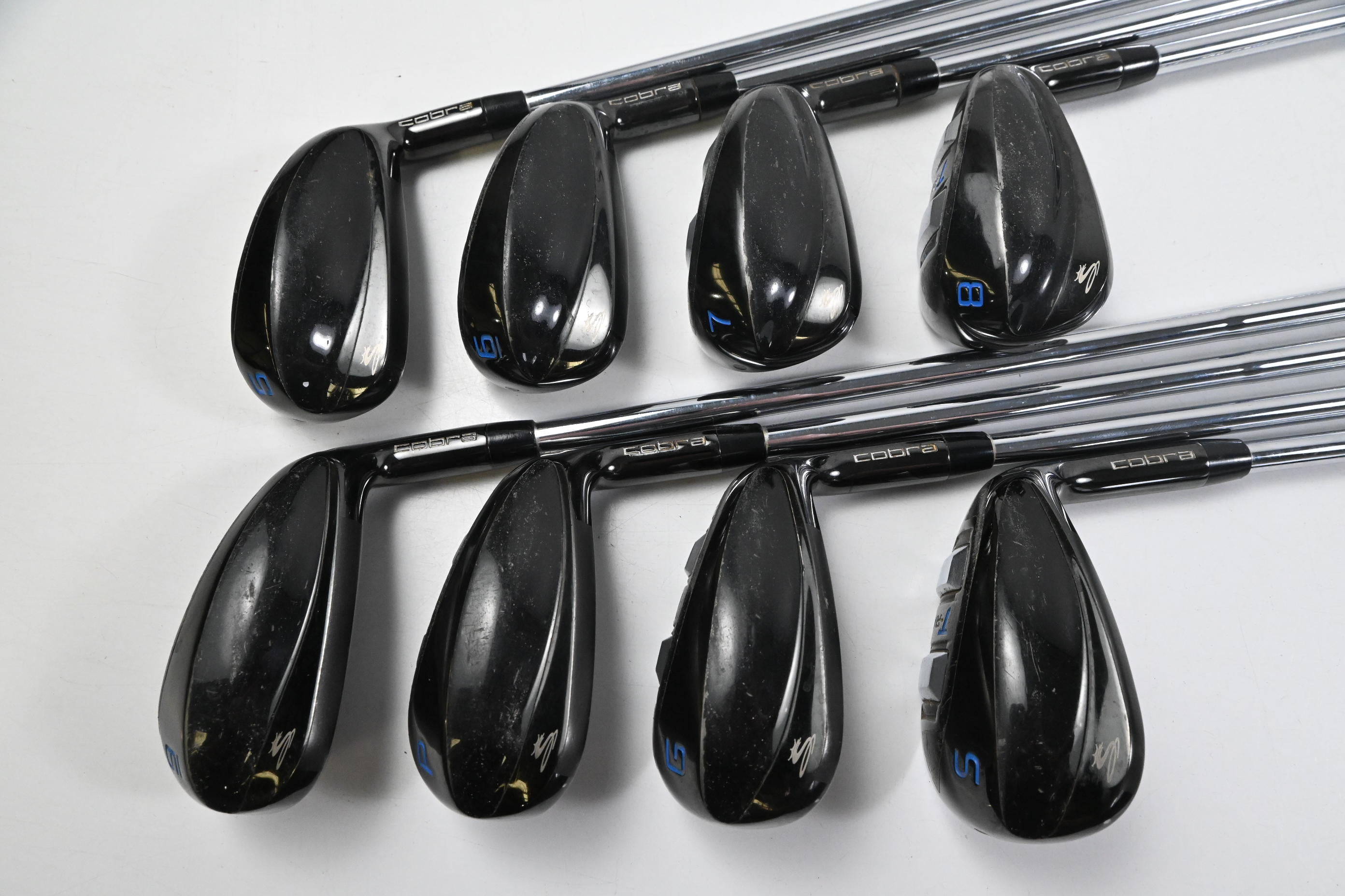 Cobra T-Rail Hybrid Combo Irons / 5-PW+GW+SW / Regular Flex Cobra Shafts