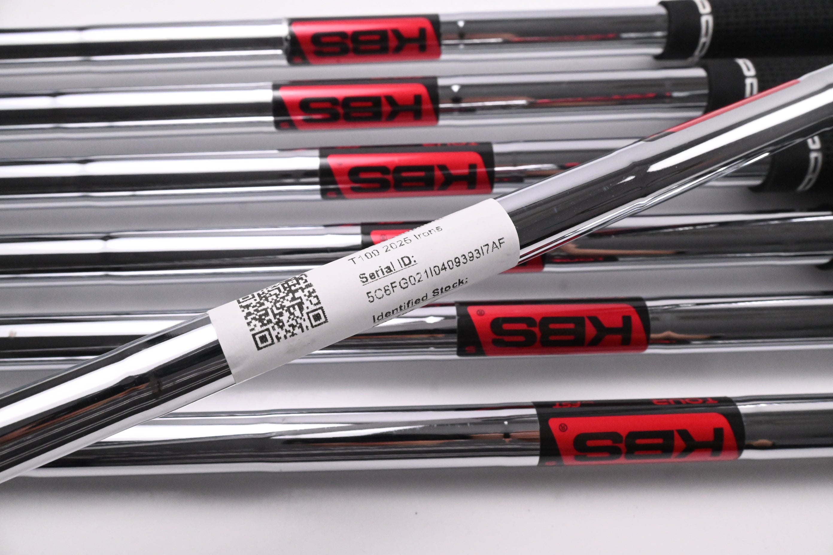 Titleist T100/T150/T250 2025 Combo Irons / 4-PW / Stiff Flex KBS Tour Shafts
