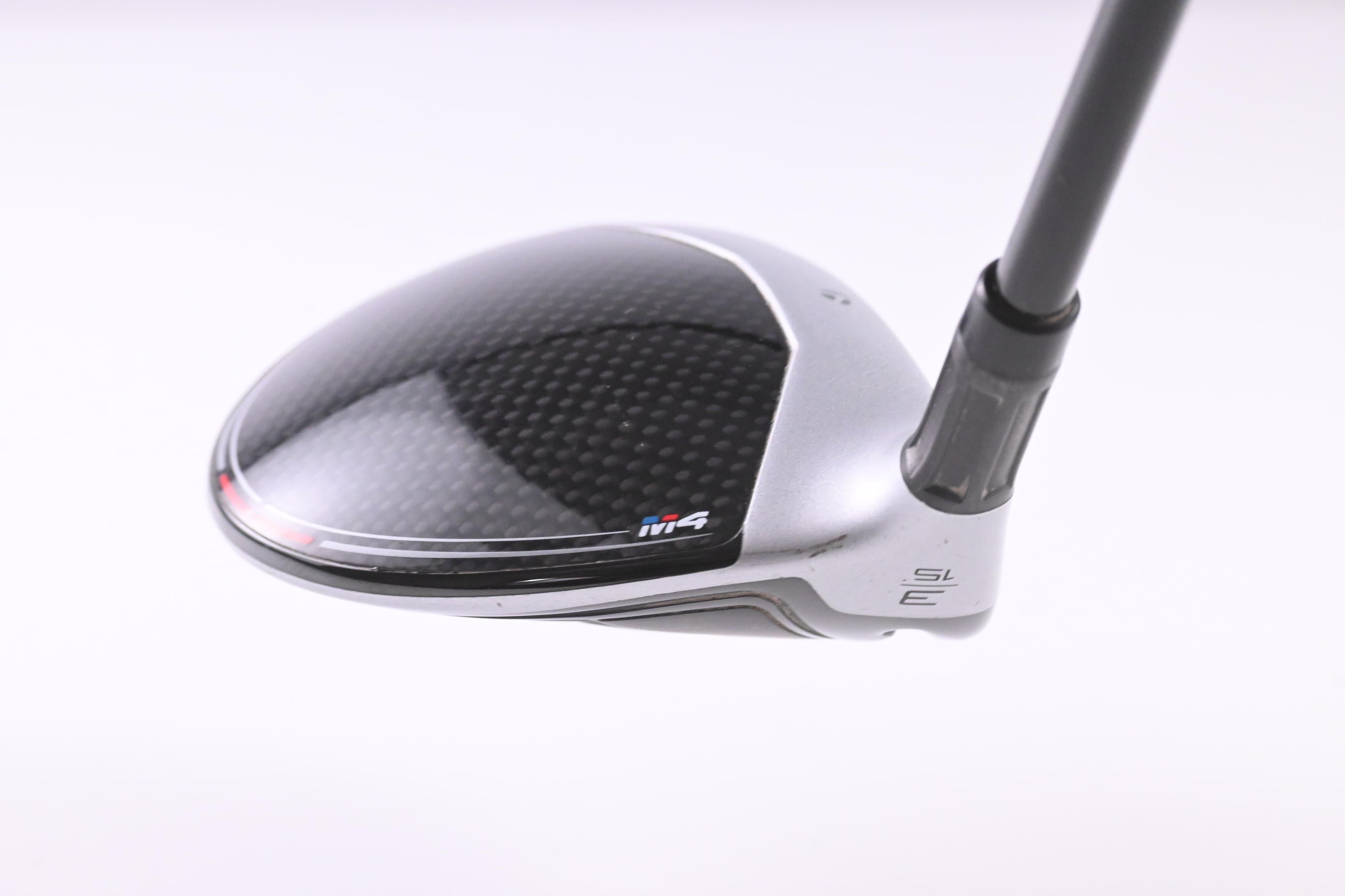 Left Hand Taylormade M4 #3 Wood / 15 Degree / Regular Flex Fujikura Atmos Red 5