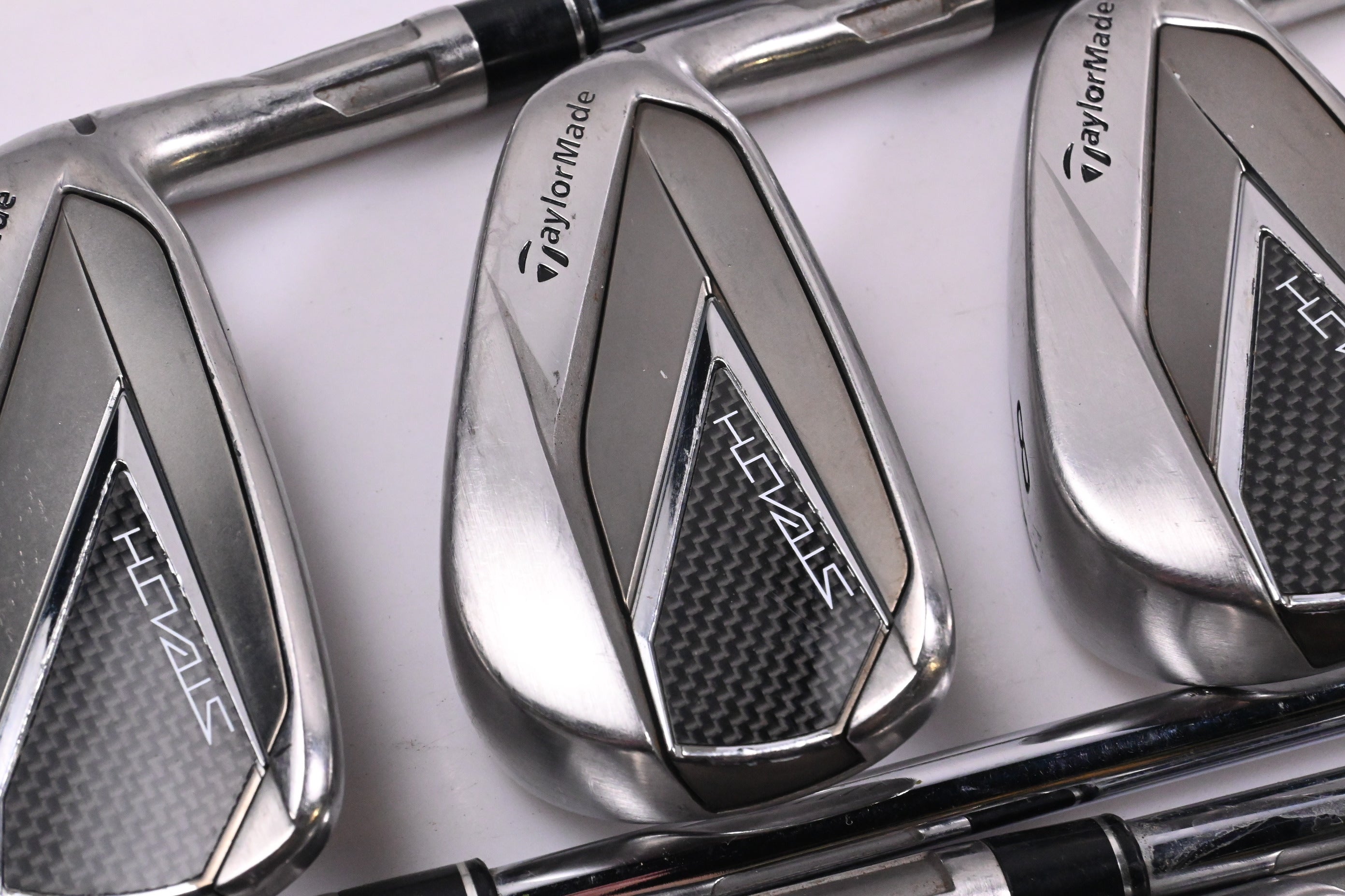 Taylormade Stealth Irons / 6-PW+GW+SW / Regular Flex KBS MAX MT 85 Shafts