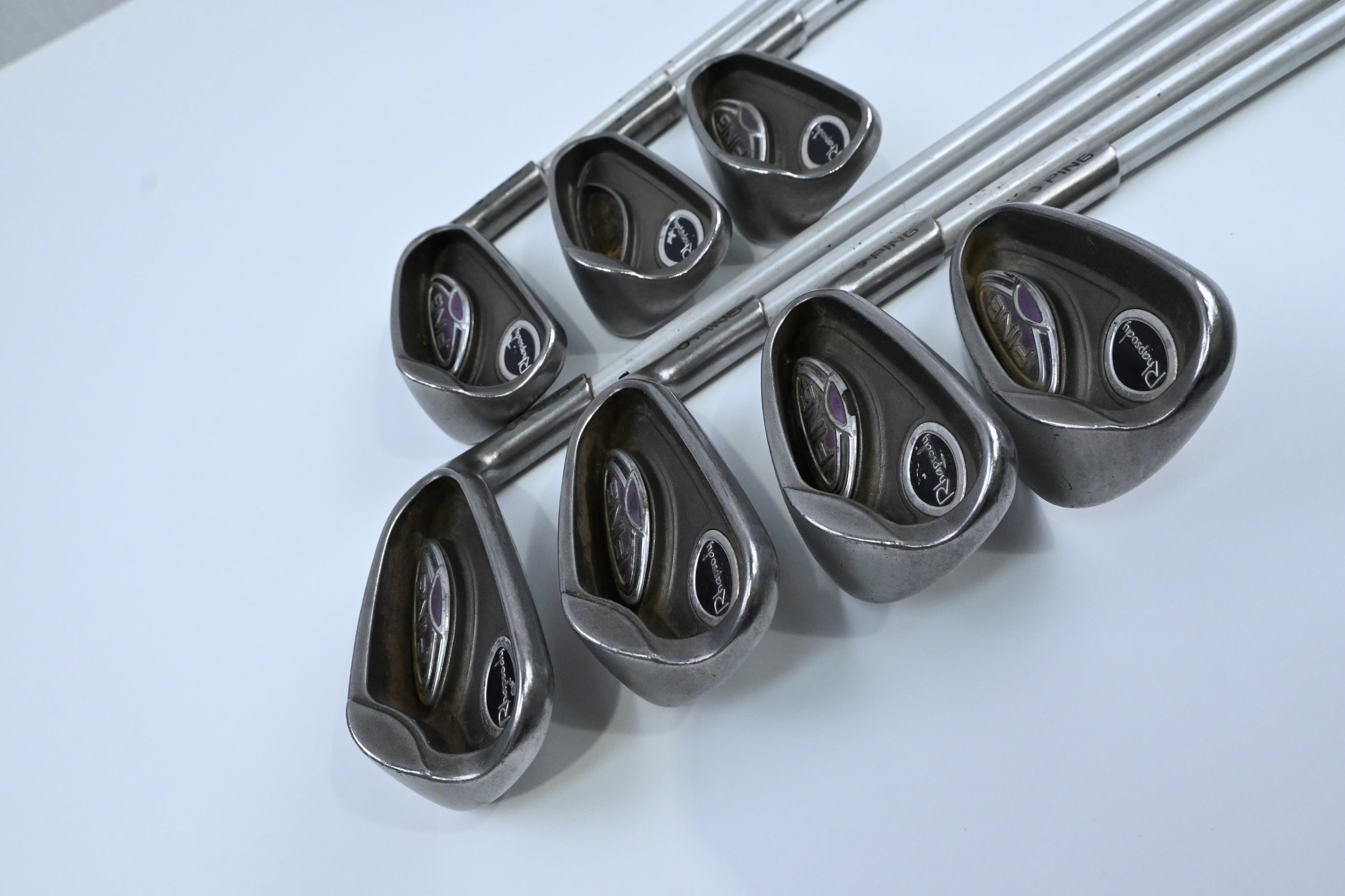 Ladies Ping Rhapsody Irons / 5-PW+SW / Blsck Dot / Ladies Flex Ping ULT 129